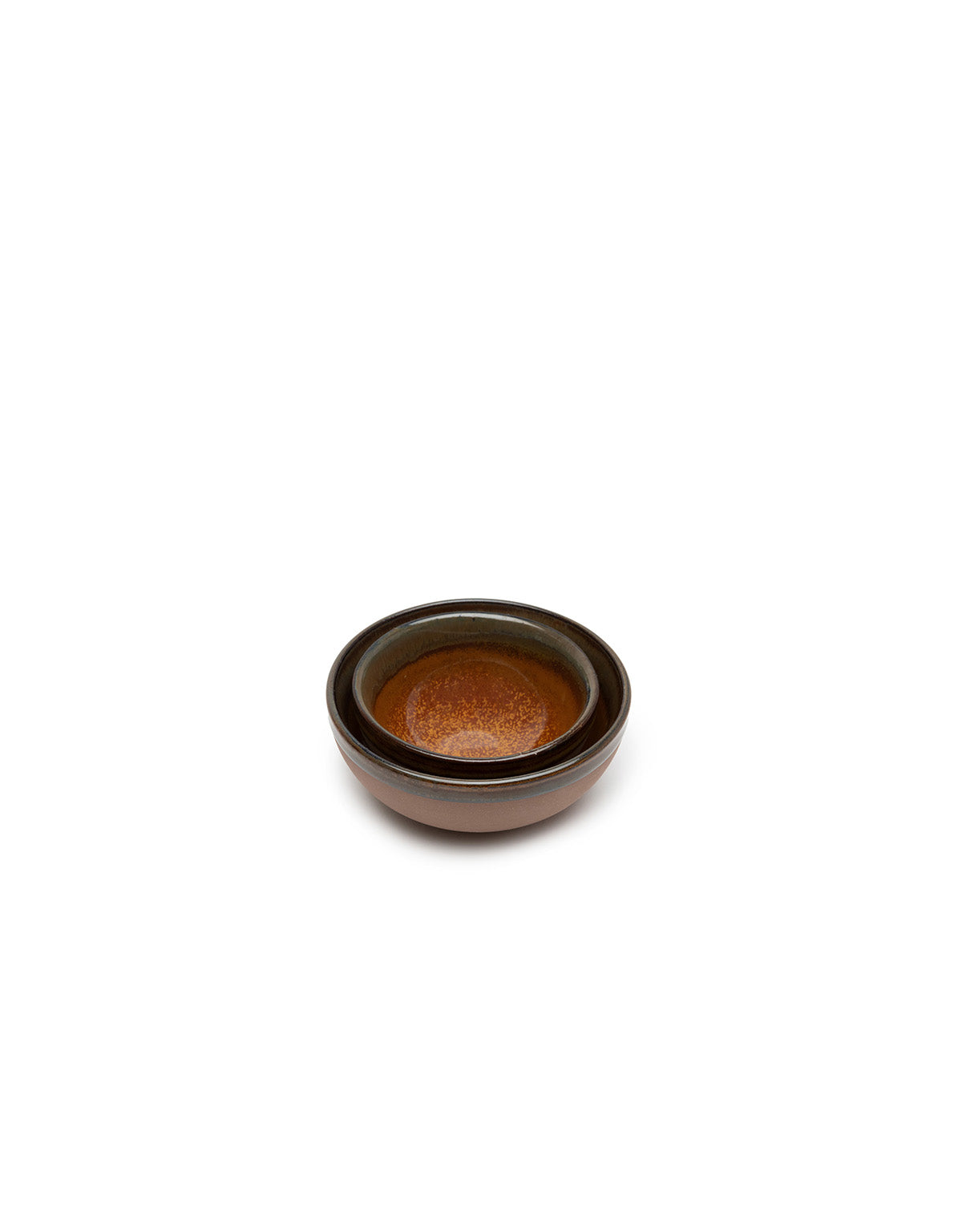 SURFACE Bowl M Grey/rusty brown
