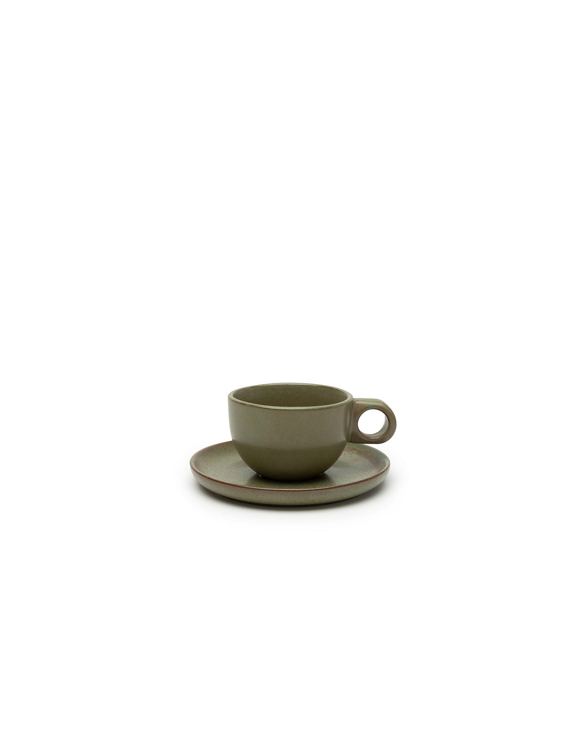 SURFACE Coffee cup with saucer Camogreen