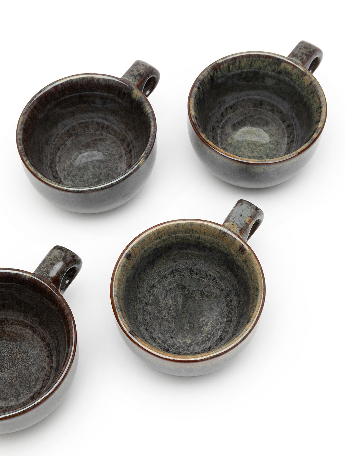 SURFACE Cappuccino cup with saucer Indi gray