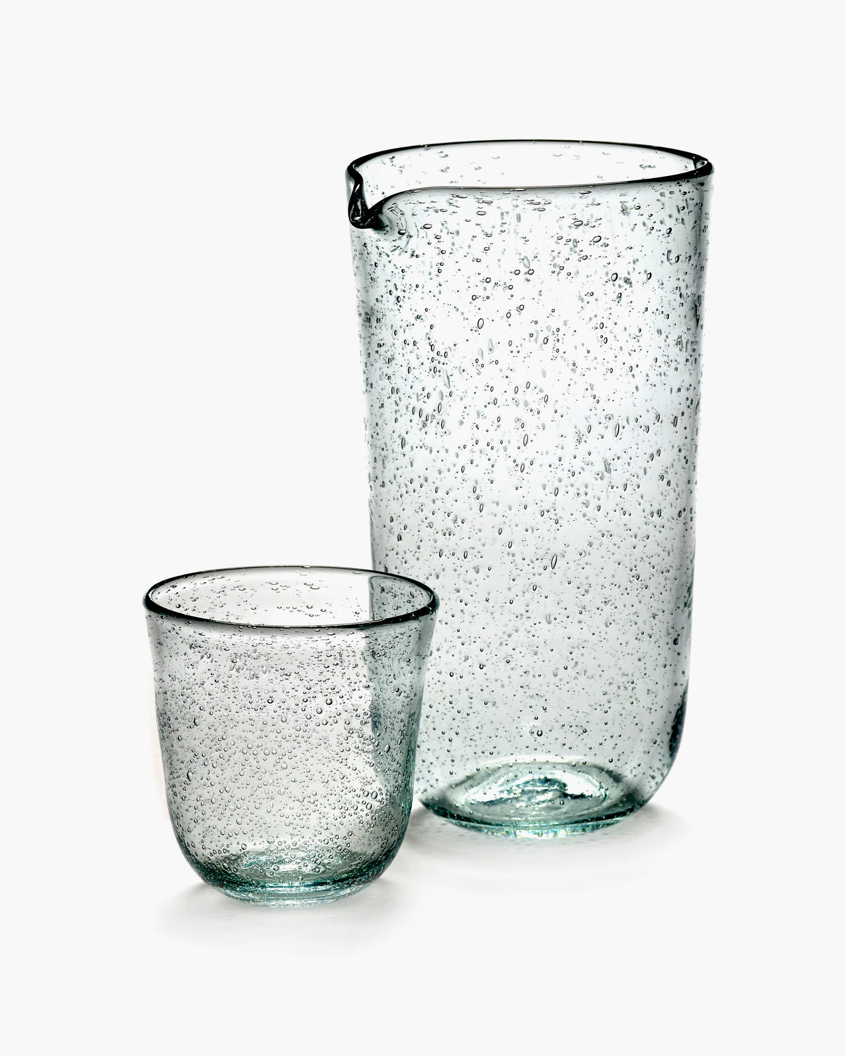 PURE Glass transparent with bubbles, 200 ml