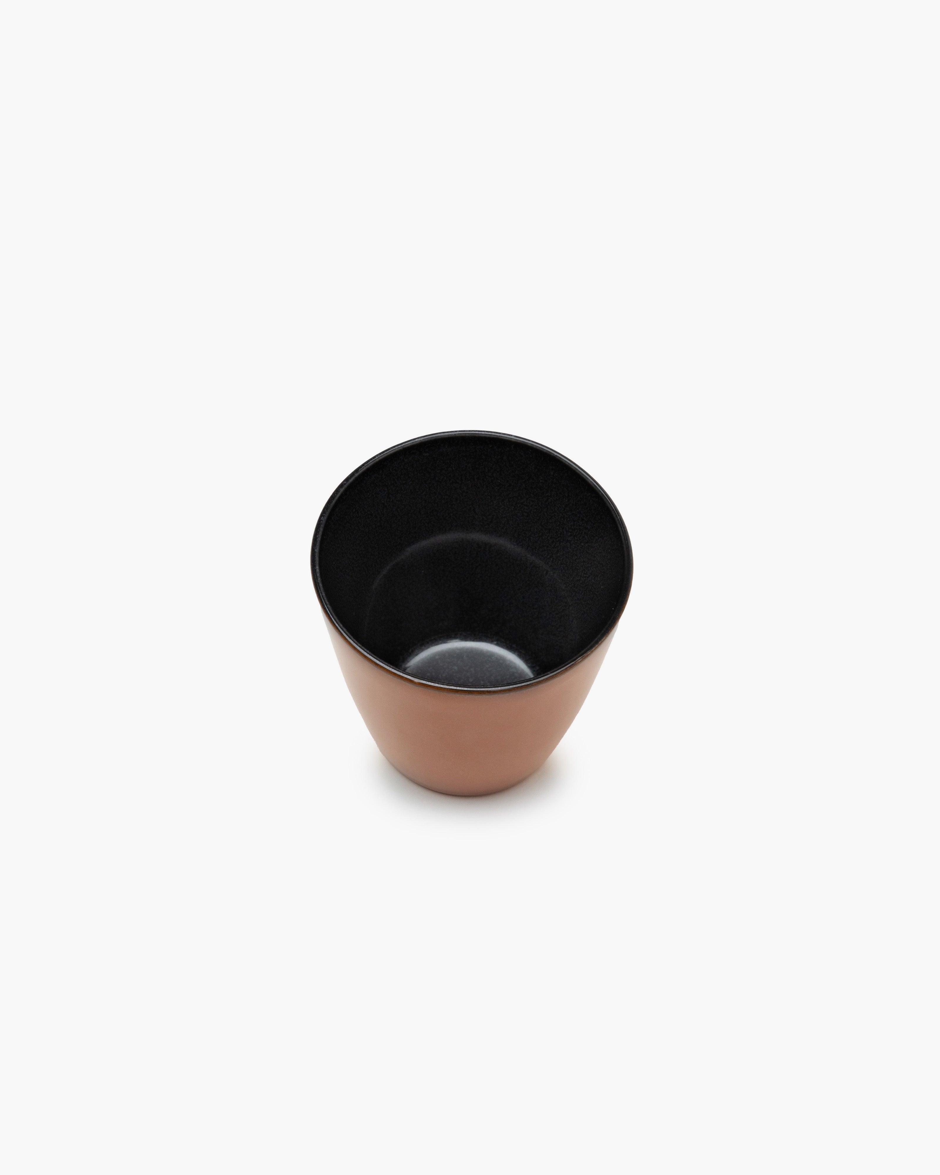 TERRES DE RÊVES Conical cup S, rust/dark blue