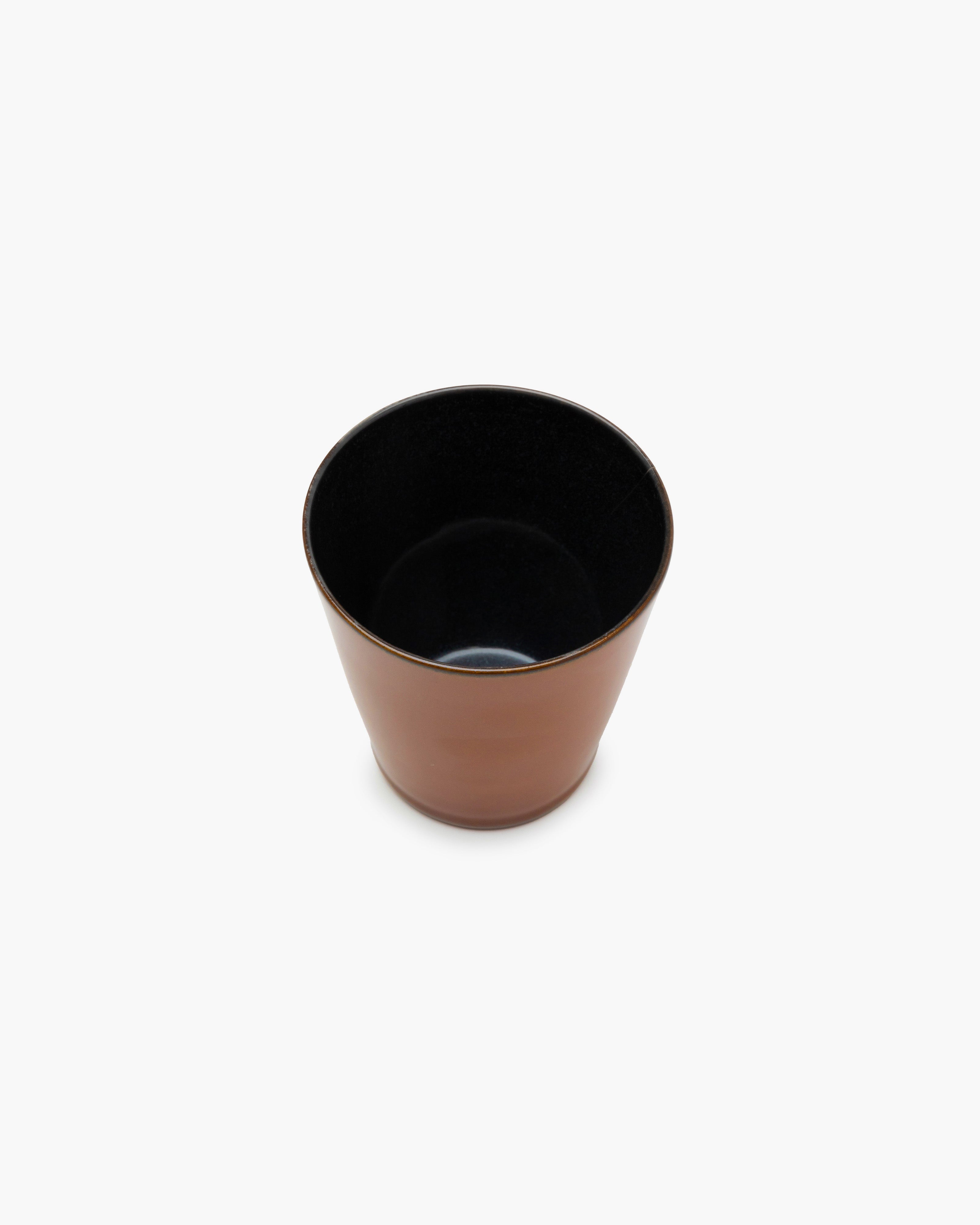 TERRES DE RÊVES Goblet Conic M, rust/dark blue