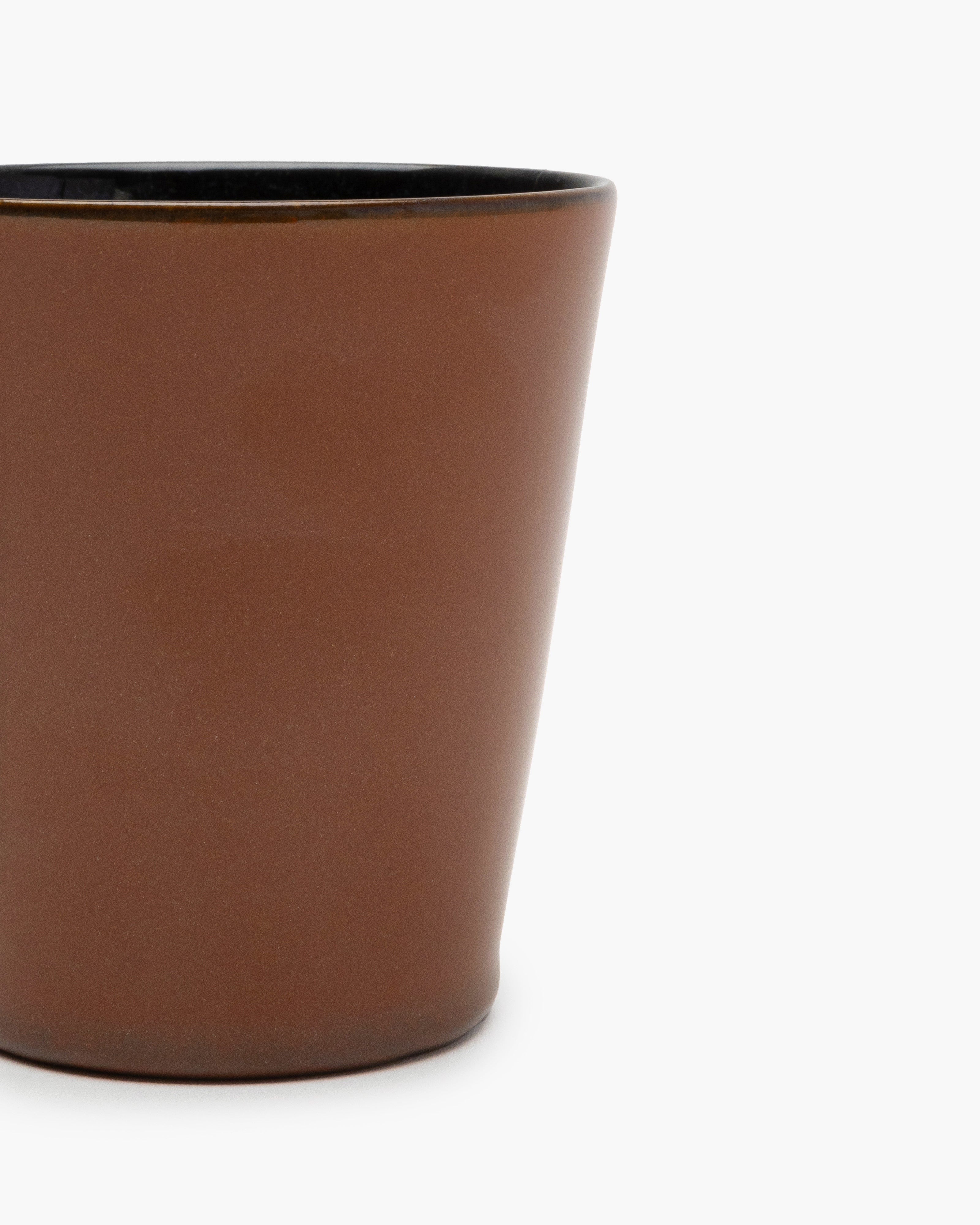 TERRES DE RÊVES Goblet Conic M, rust/dark blue