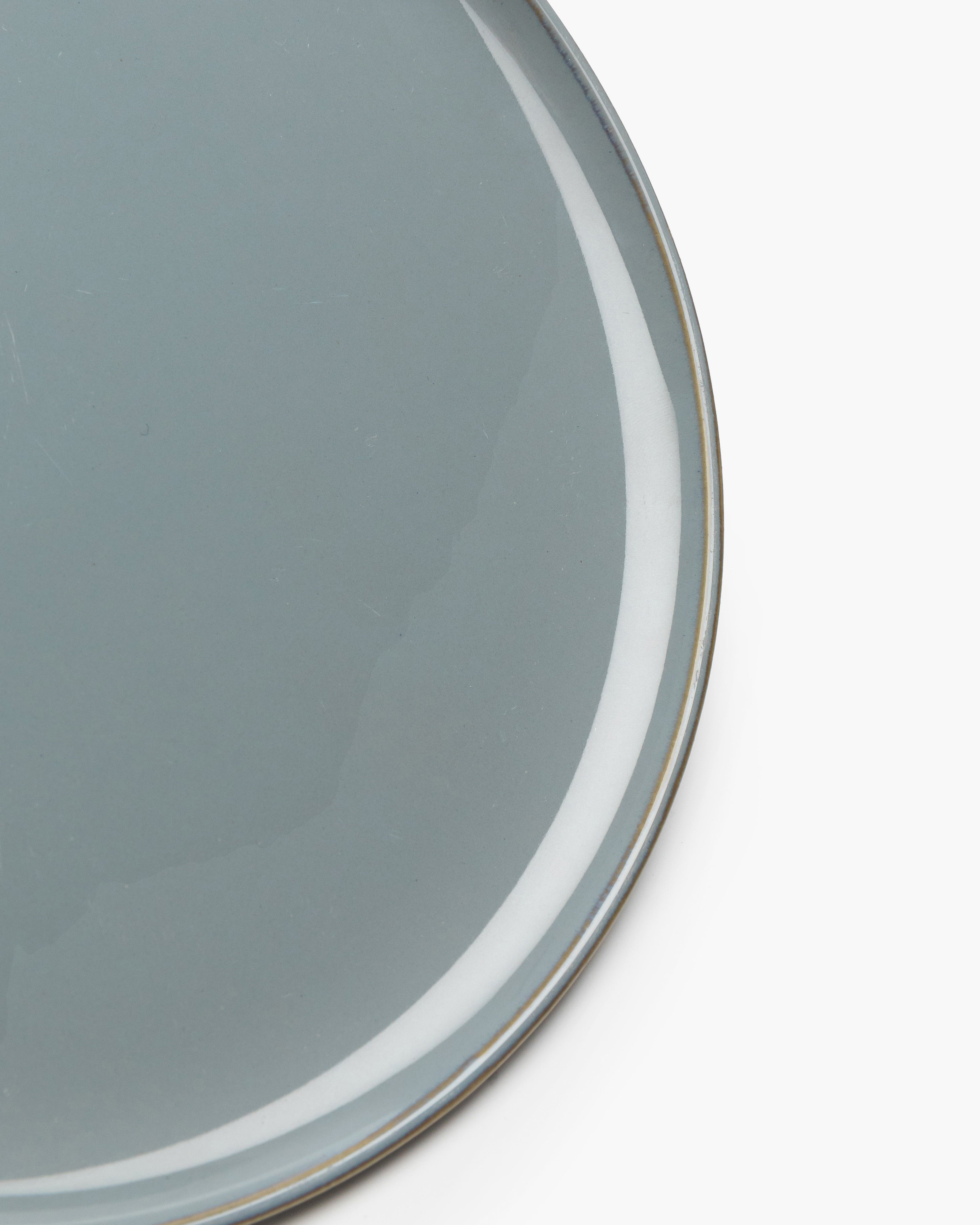 TERRES DE RÊVES Breakfast plate, smoky blue