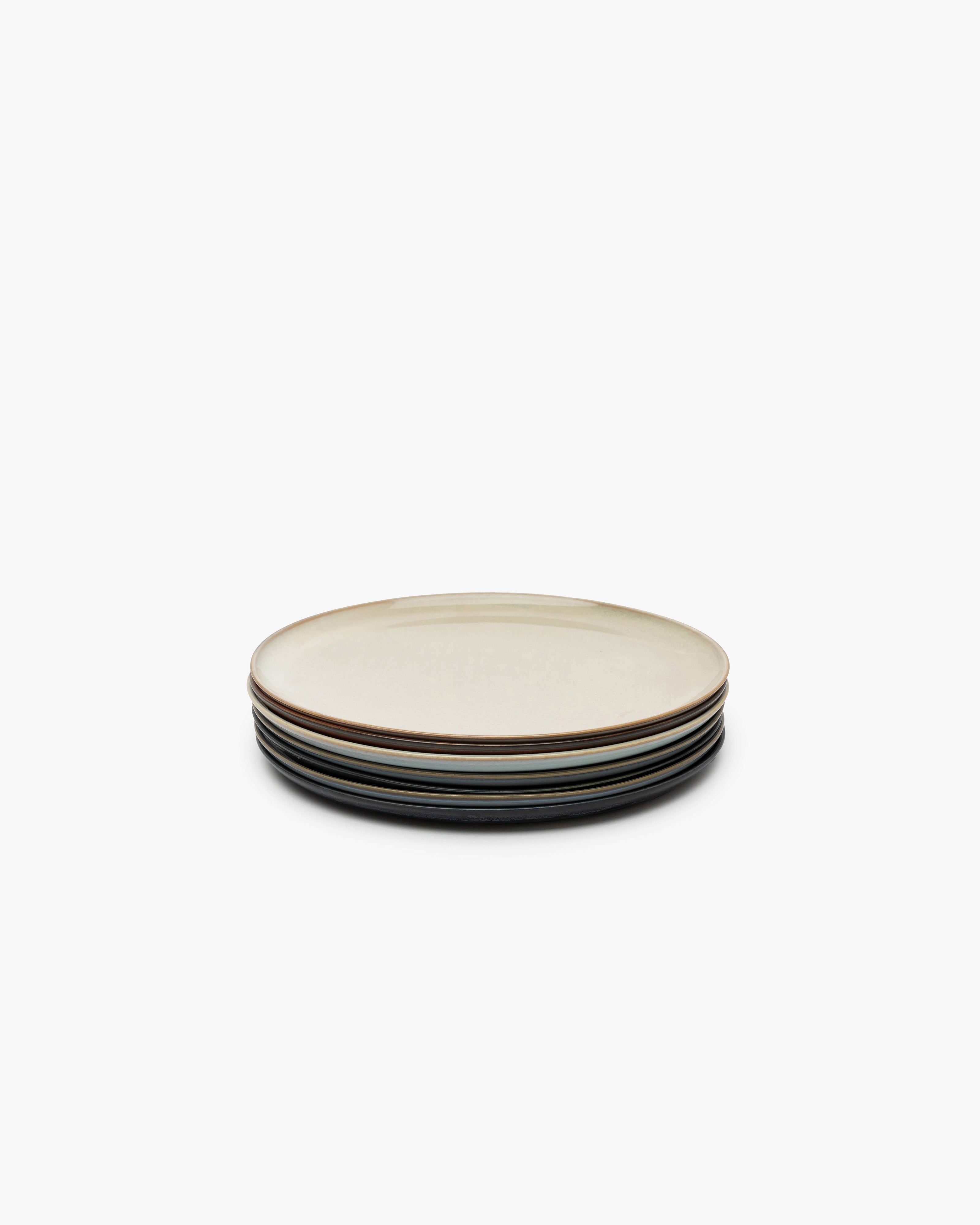 TERRES DE RÊVES Breakfast plate, misty grey