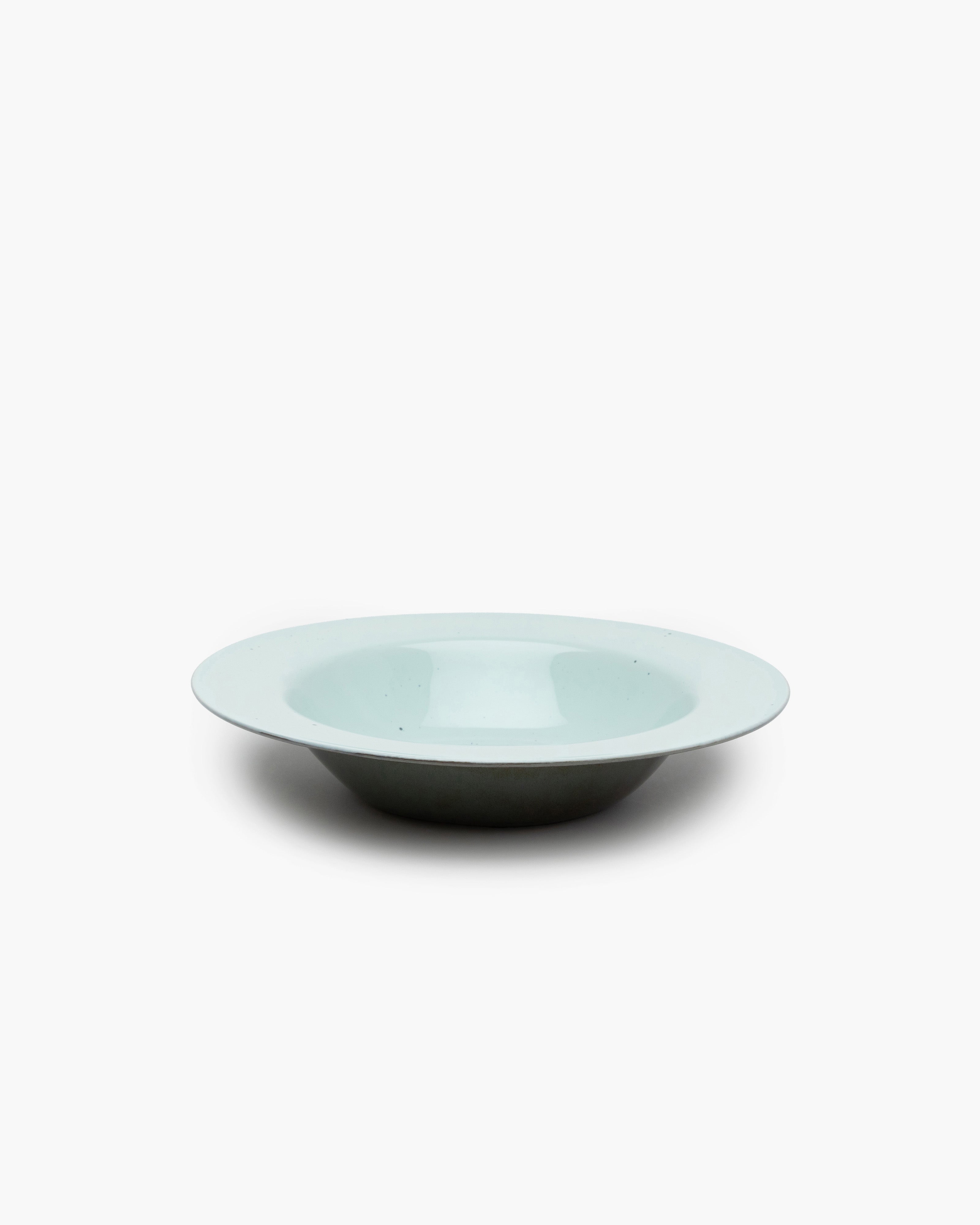 TERRES DE RÊVES Pasta plate L, light blue/smokey blue