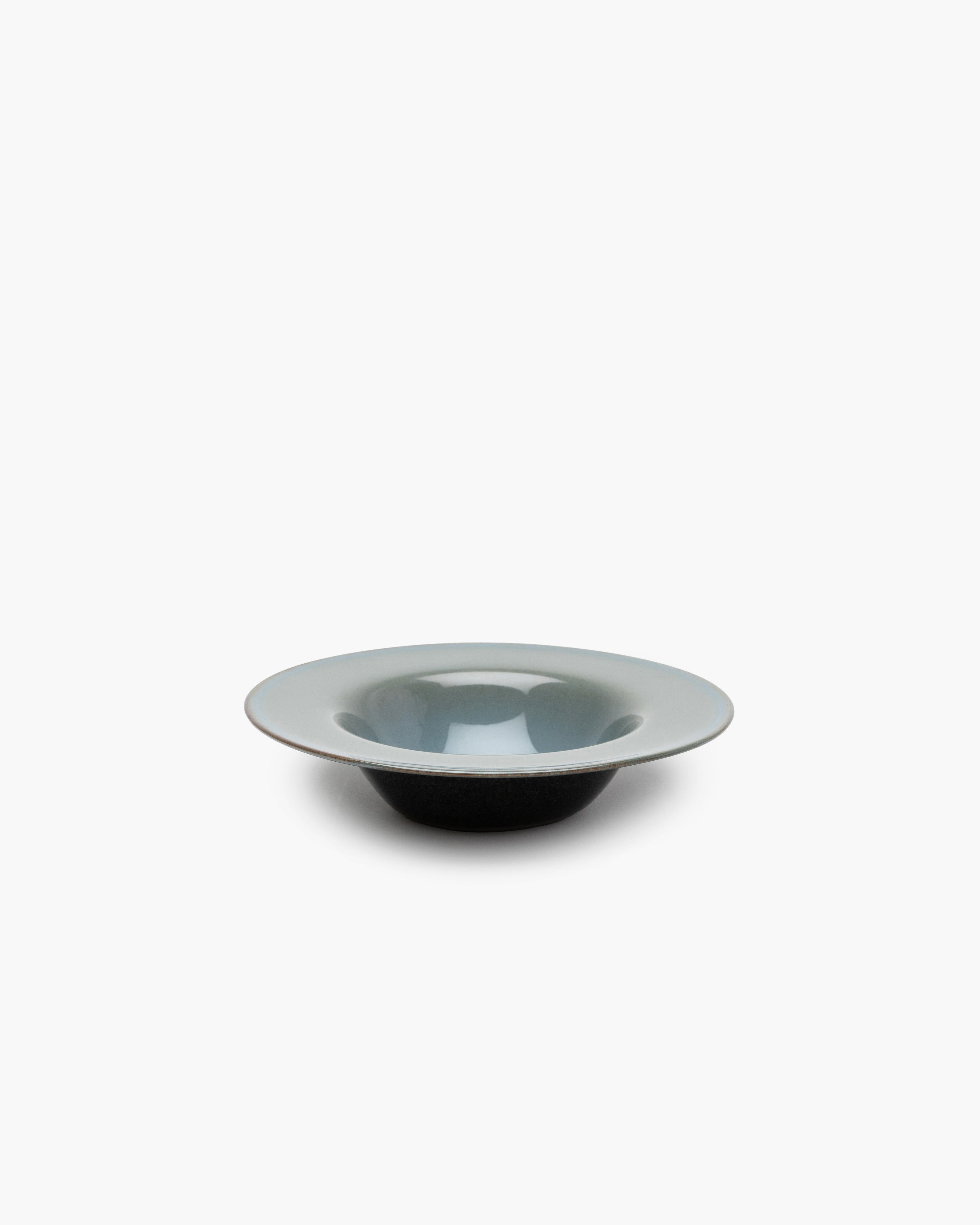 TERRES DE RÊVES Pasta plate S, smoky blue/dark blue