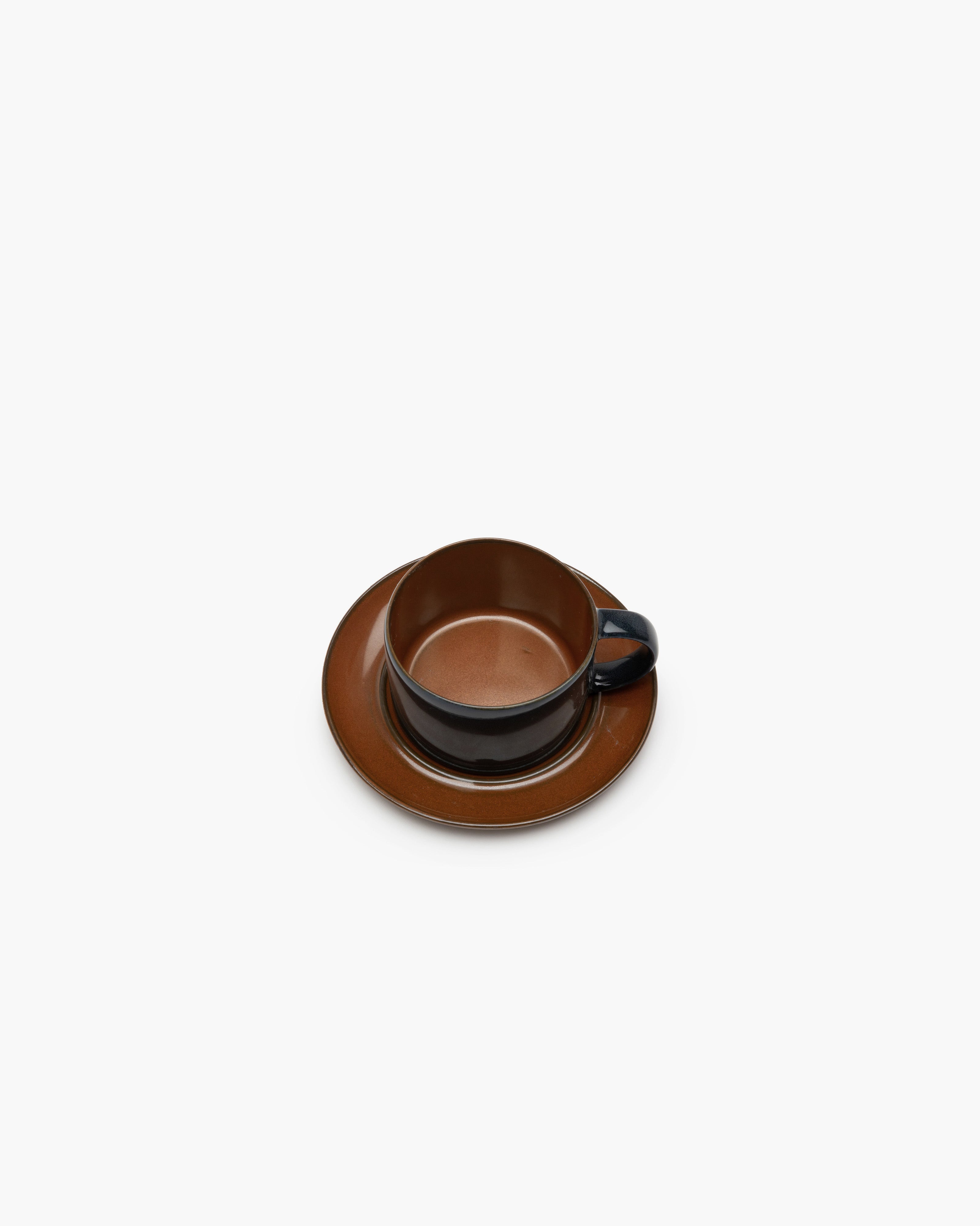 TERRES DE RÊVES Coffee cup, rust/dark blue