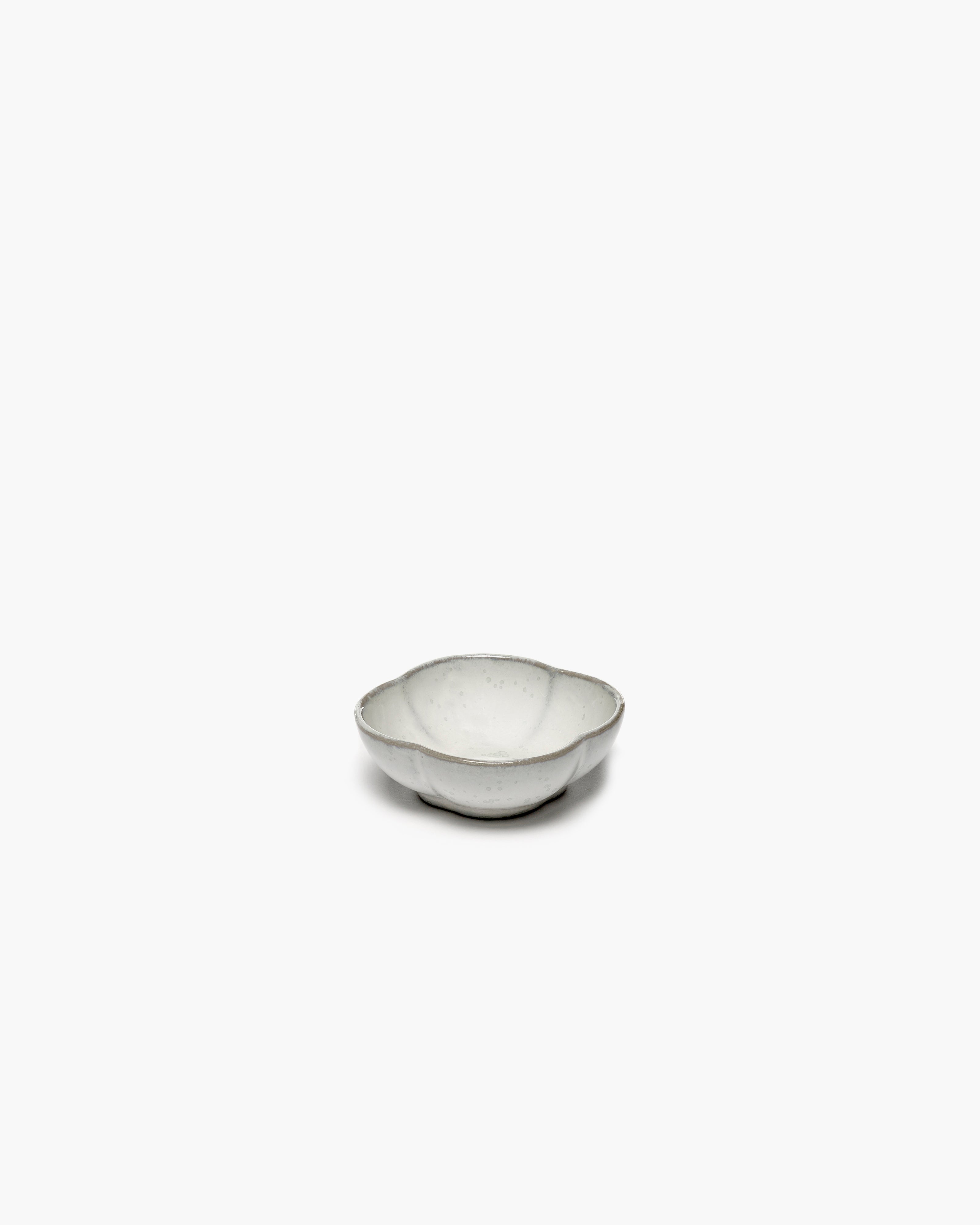 INKU Bowl ribbed S, white