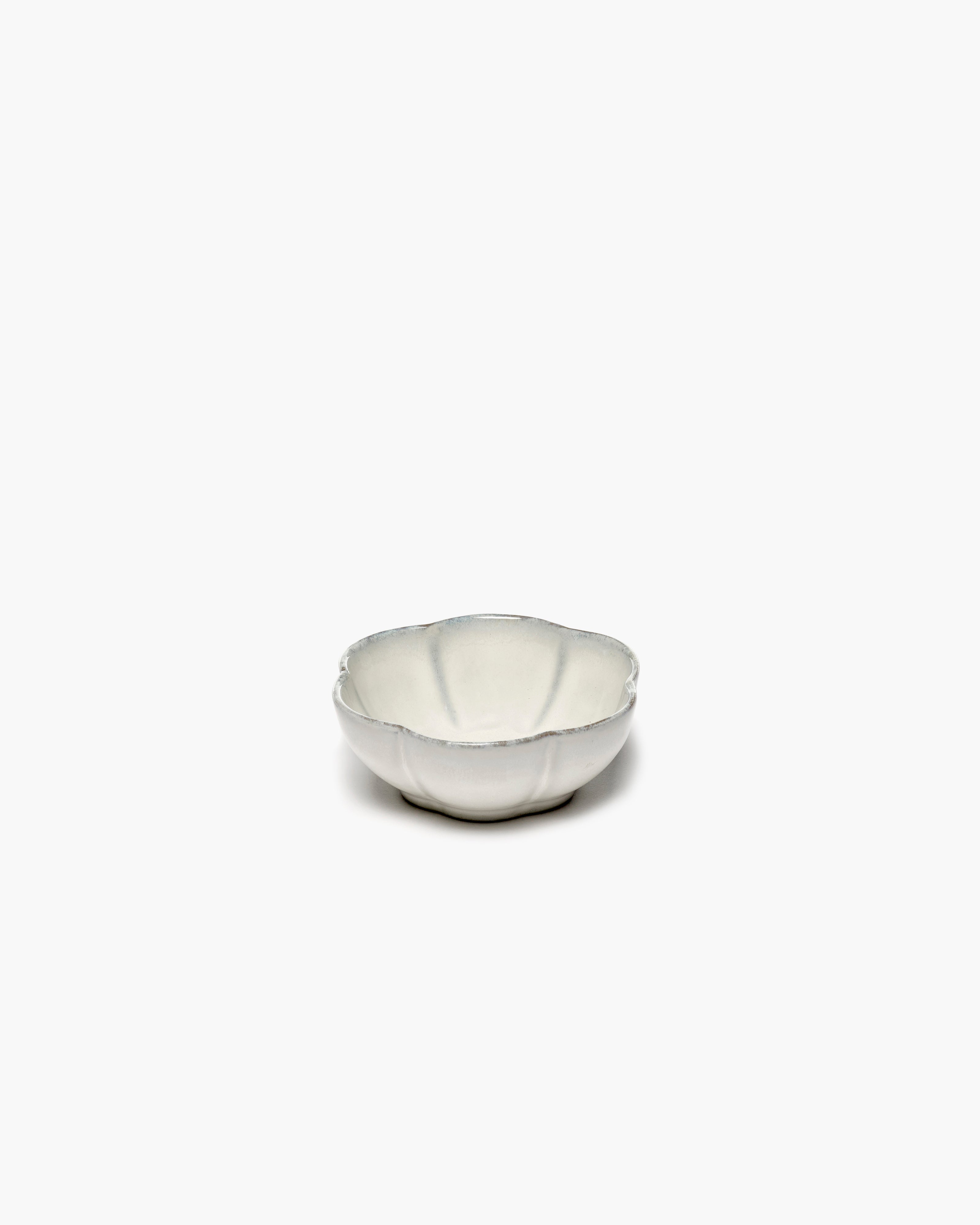 INKU Bowl ribbed M, white