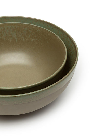 SURFACE Serving bowl L Camogreen