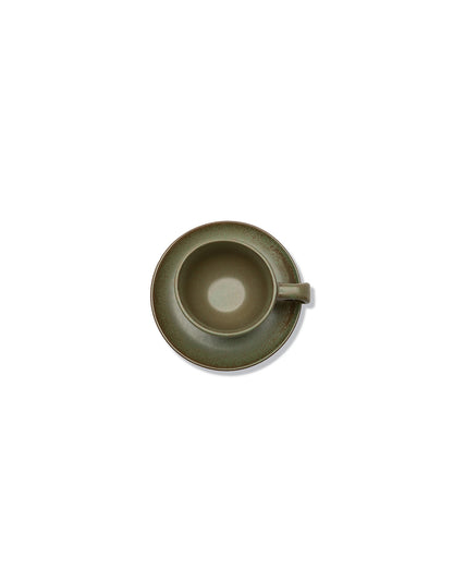 SURFACE Coffee cup with saucer Camogreen