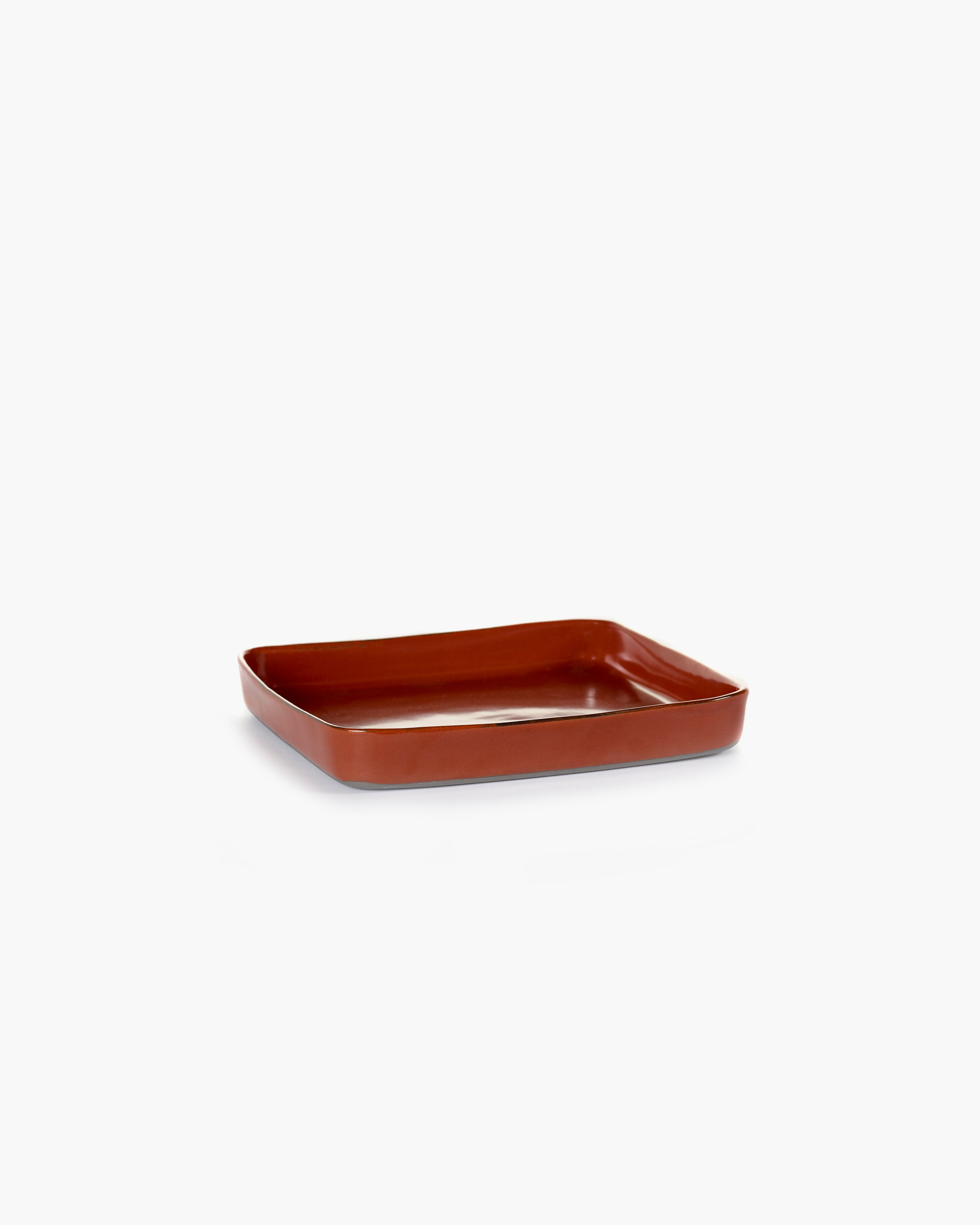 TERRES DE RÊVES Square Plate, rust