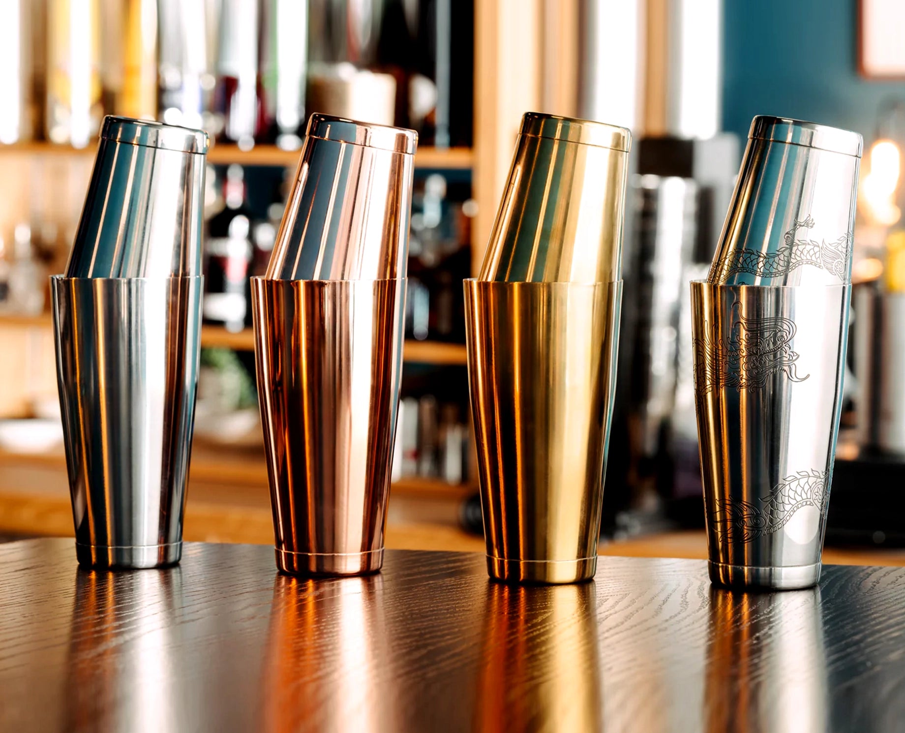 Yansheng Tin-on-Tin Stainless Steel Weighted Shaker, 850 ml