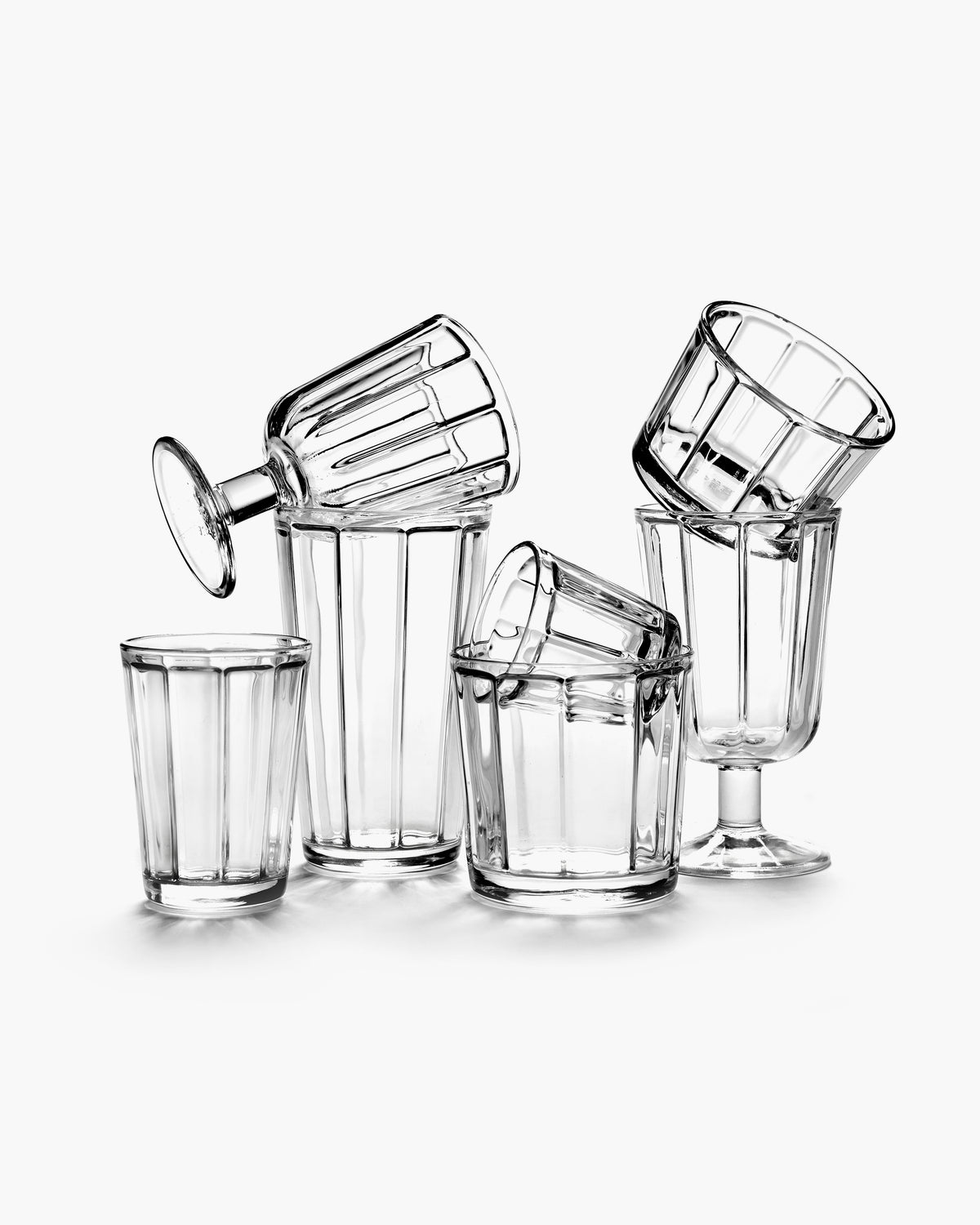 SURFACE Glass tumbler S transparent