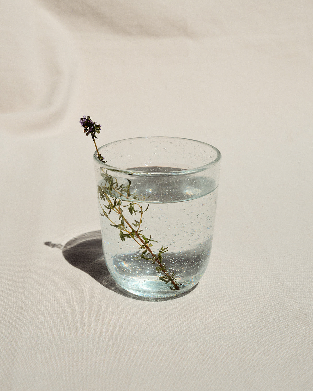 PURE Glass transparent with bubbles, 200 ml