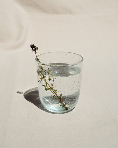 PURE Glass transparent with bubbles, 200 ml
