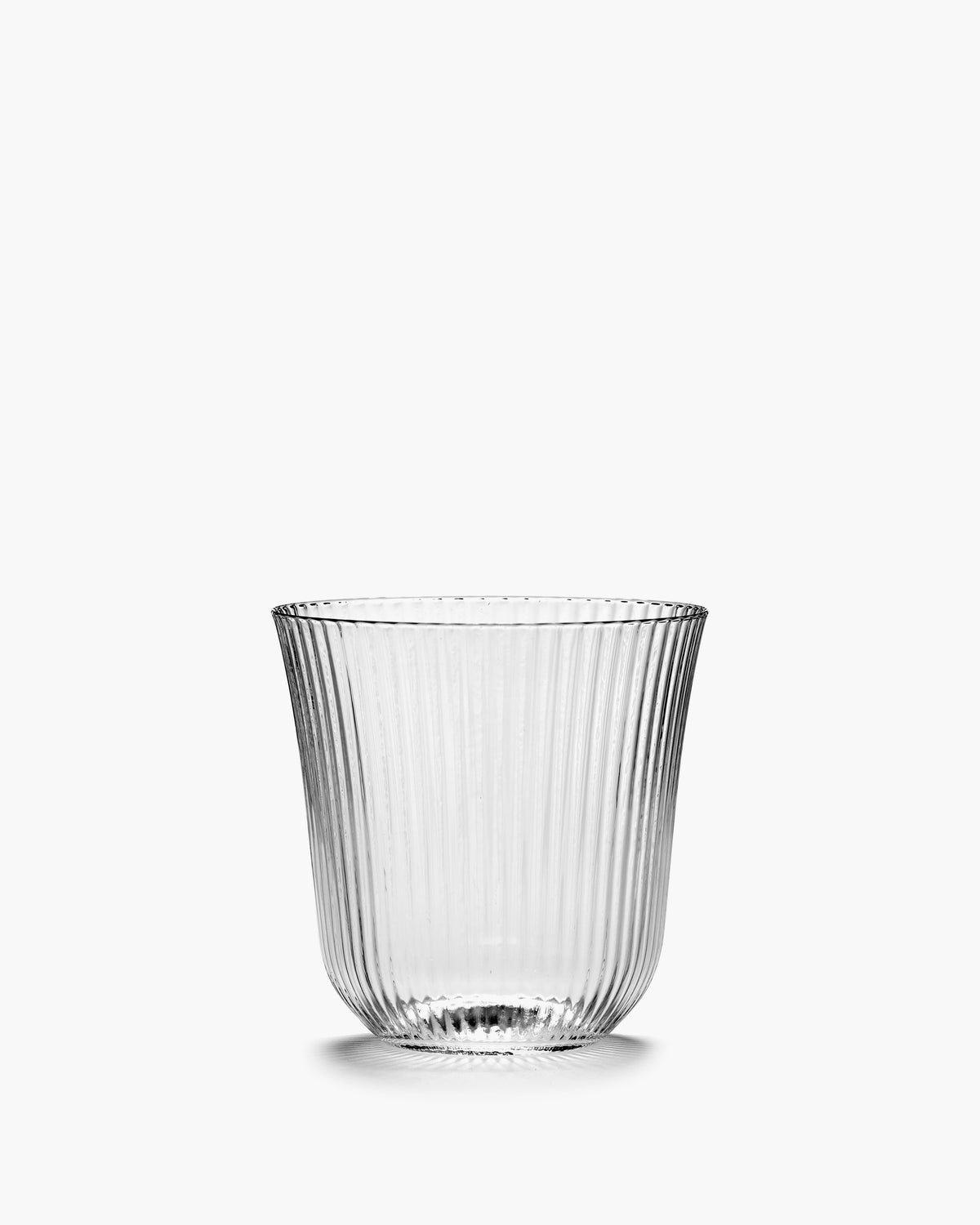 INKU Tumbler S transparent ribbed glass, 250 ml