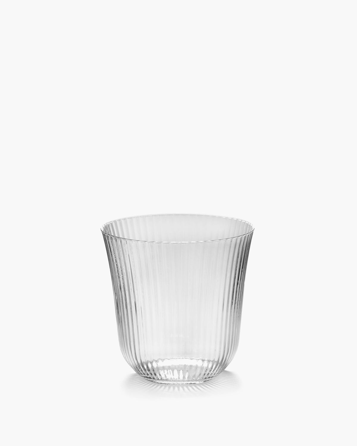 INKU Tumbler S transparent ribbed glass, 250 ml