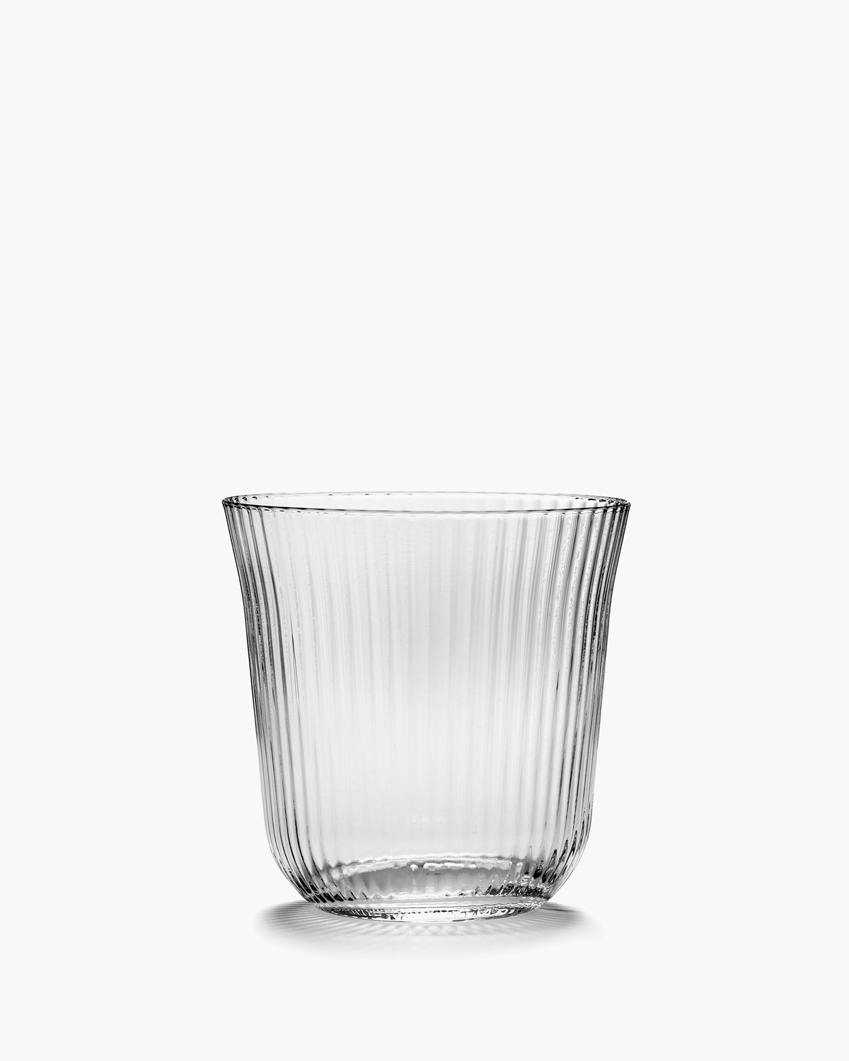 INKU Tumbler L transparent ribbed glass, 300 ml