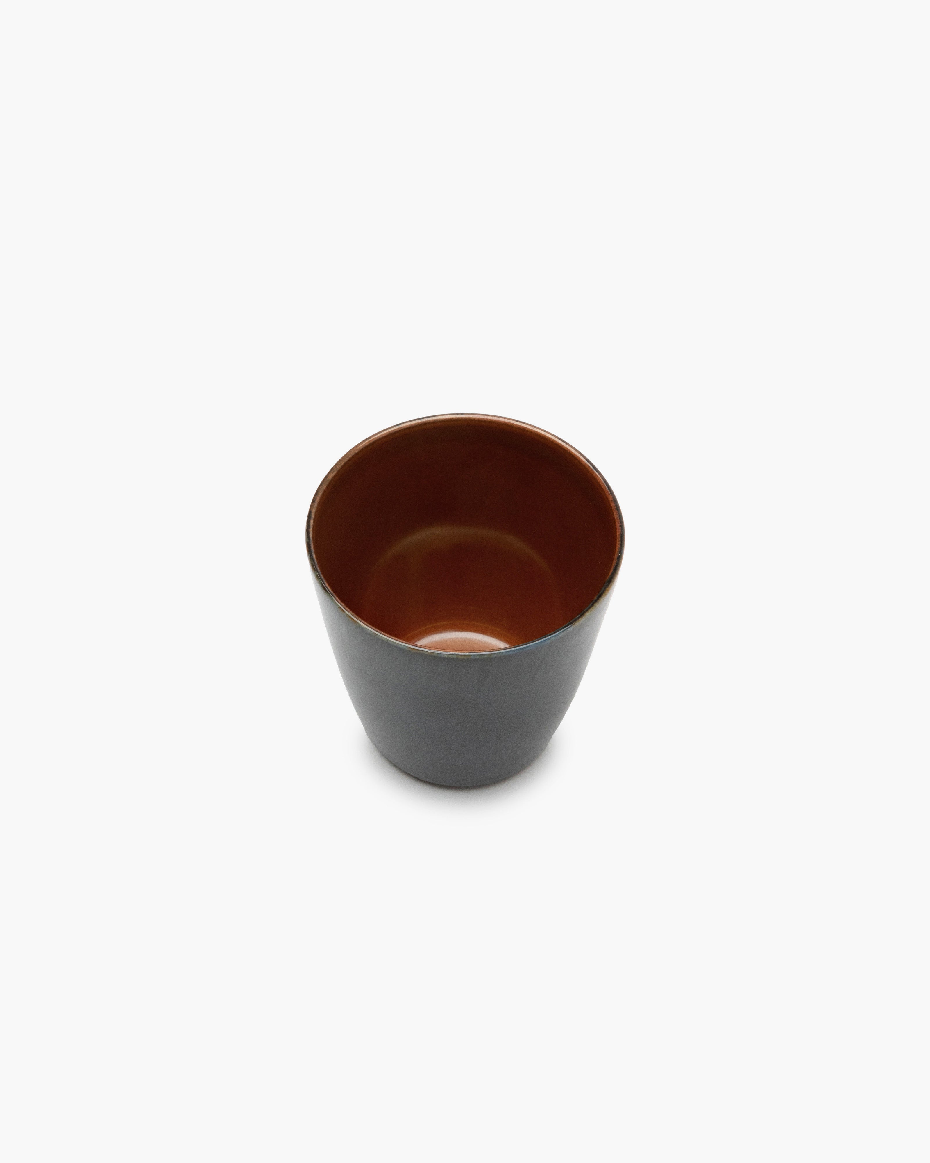 TERRES DE RÊVES Goblet Conic S, dark blue / rust