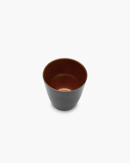 TERRES DE RÊVES Goblet Conic S, dark blue / rust
