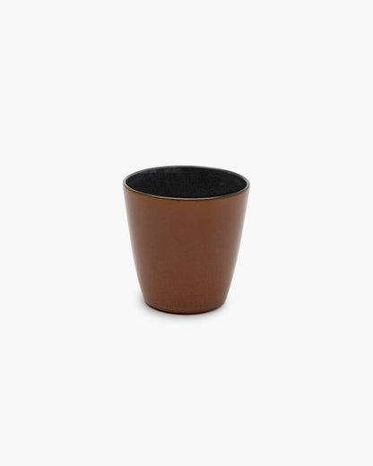 TERRES DE RÊVES Conical cup S, rust/dark blue