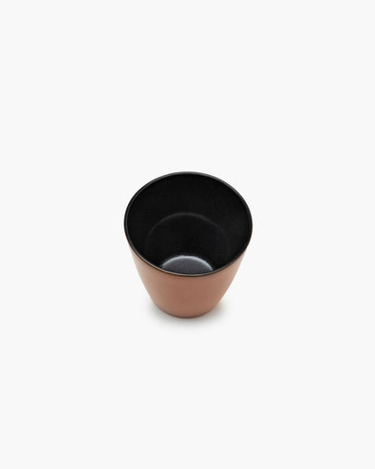 TERRES DE RÊVES Conical cup S, rust/dark blue