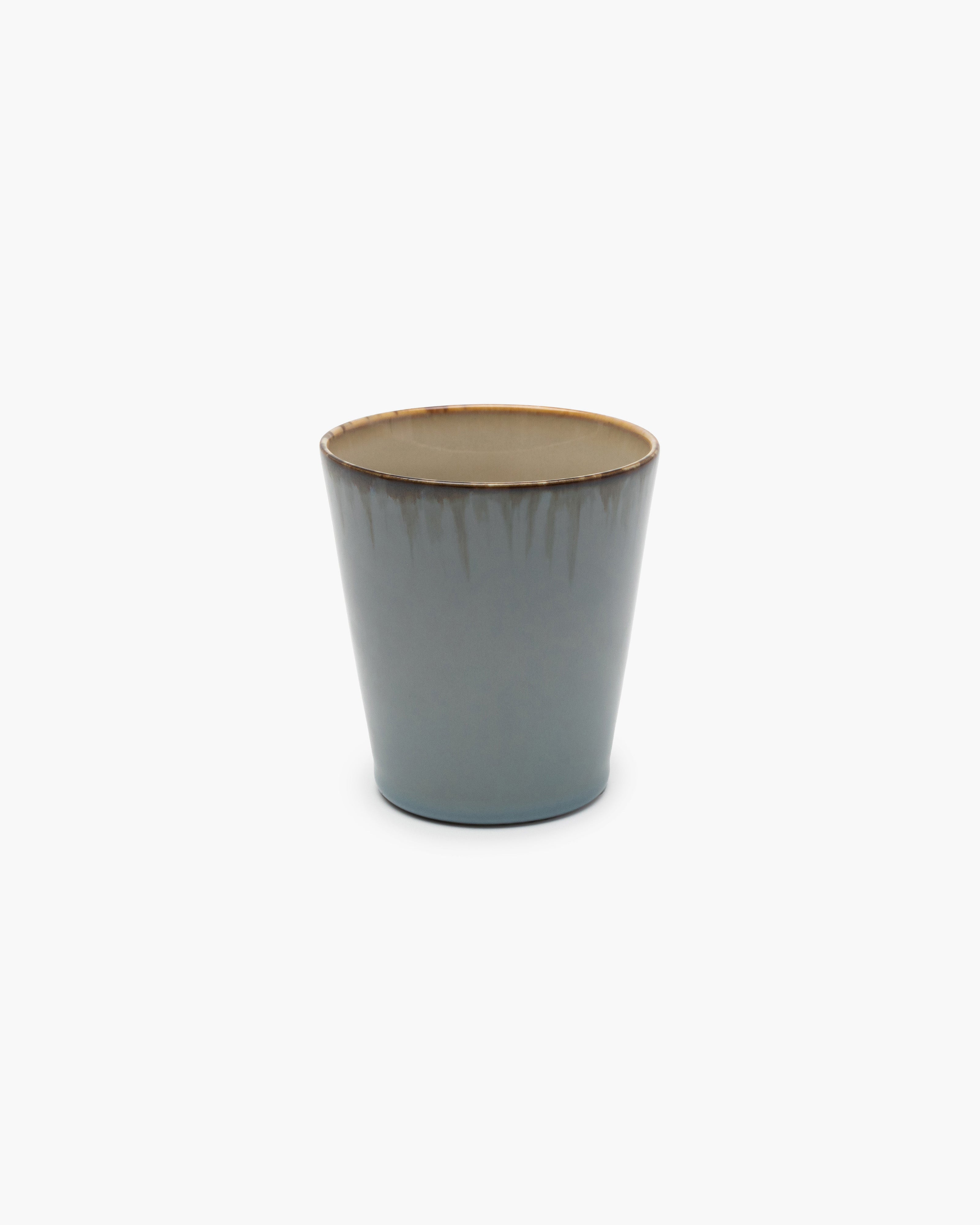 TERRES DE RÊVES Goblet conic M, smoky blue/misty grey