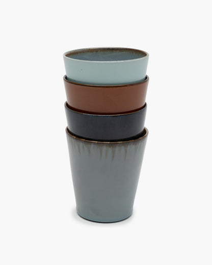 TERRES DE RÊVES Goblet Conic M, rust/dark blue