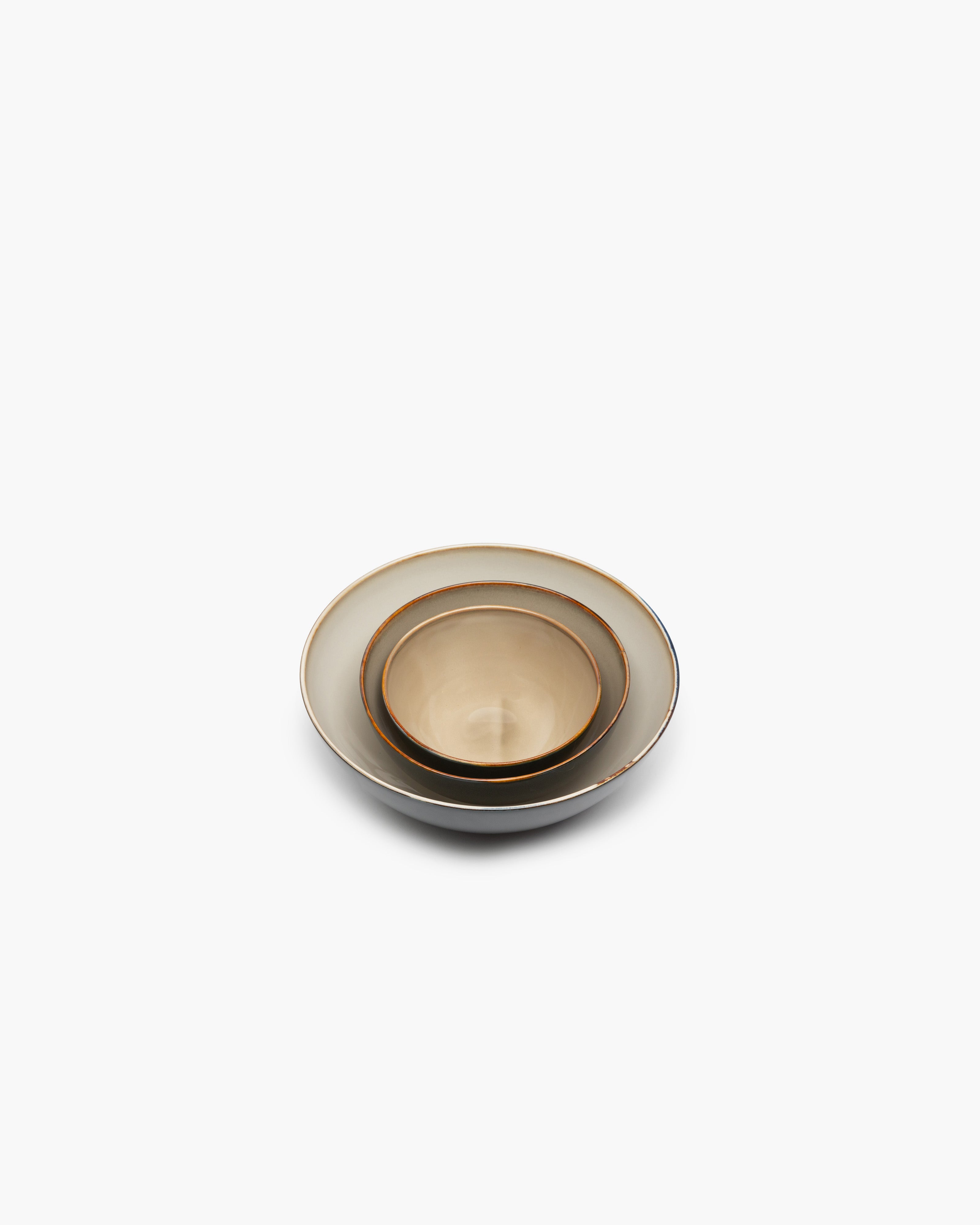 TERRES DE RÊVES Bowl M, misty grey/dark blue