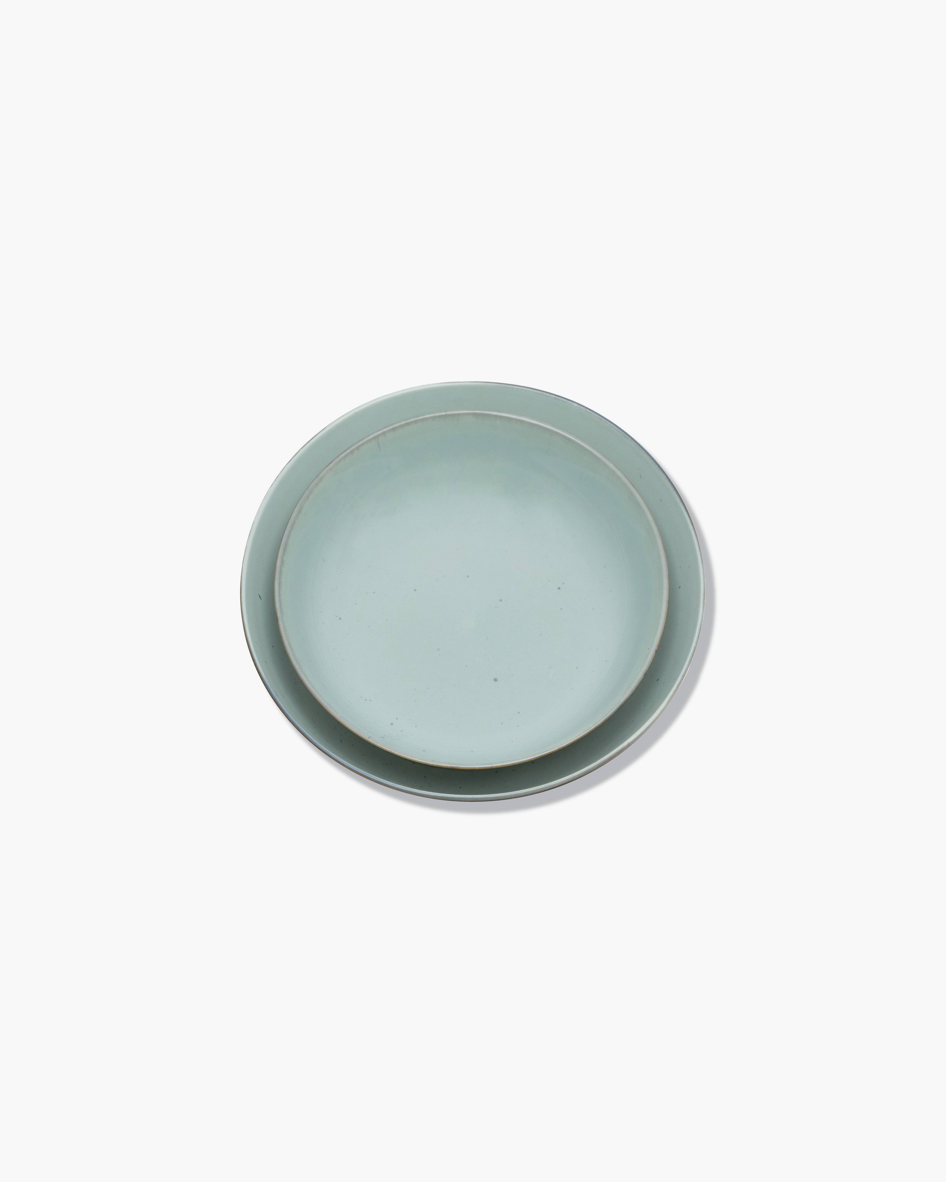 TERRES DE RÊVES Soup plate M, light blue/smokey blue