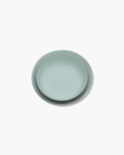 TERRES DE RÊVES Soup plate M, light blue/smokey blue