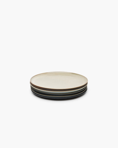 TERRES DE RÊVES Breakfast plate, misty grey