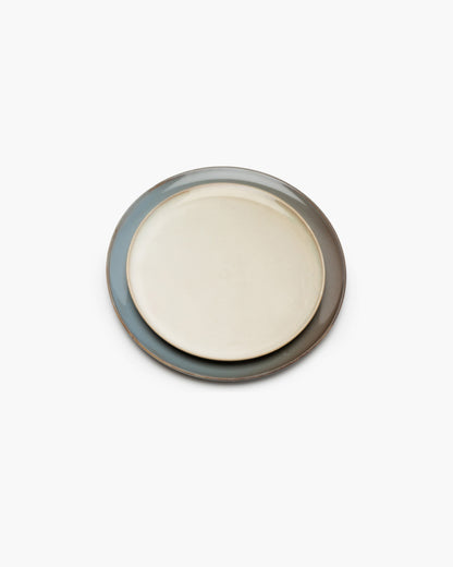 TERRES DE RÊVES Breakfast plate, misty grey
