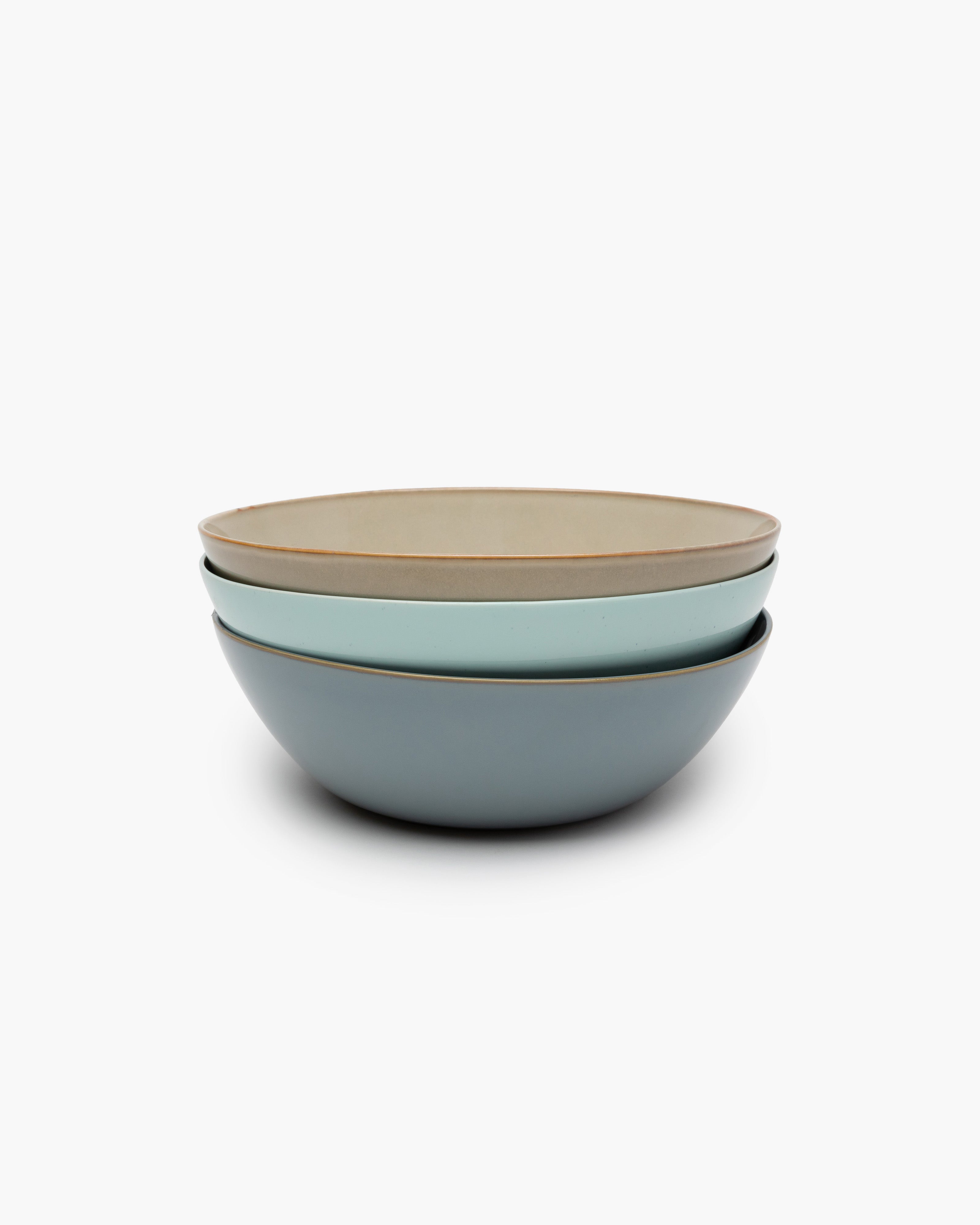 TERRES DE RÊVES Salad bowl, light blue