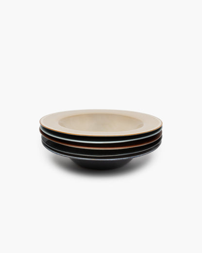 TERRES DE RÊVES Pasta plate L, light blue/smokey blue