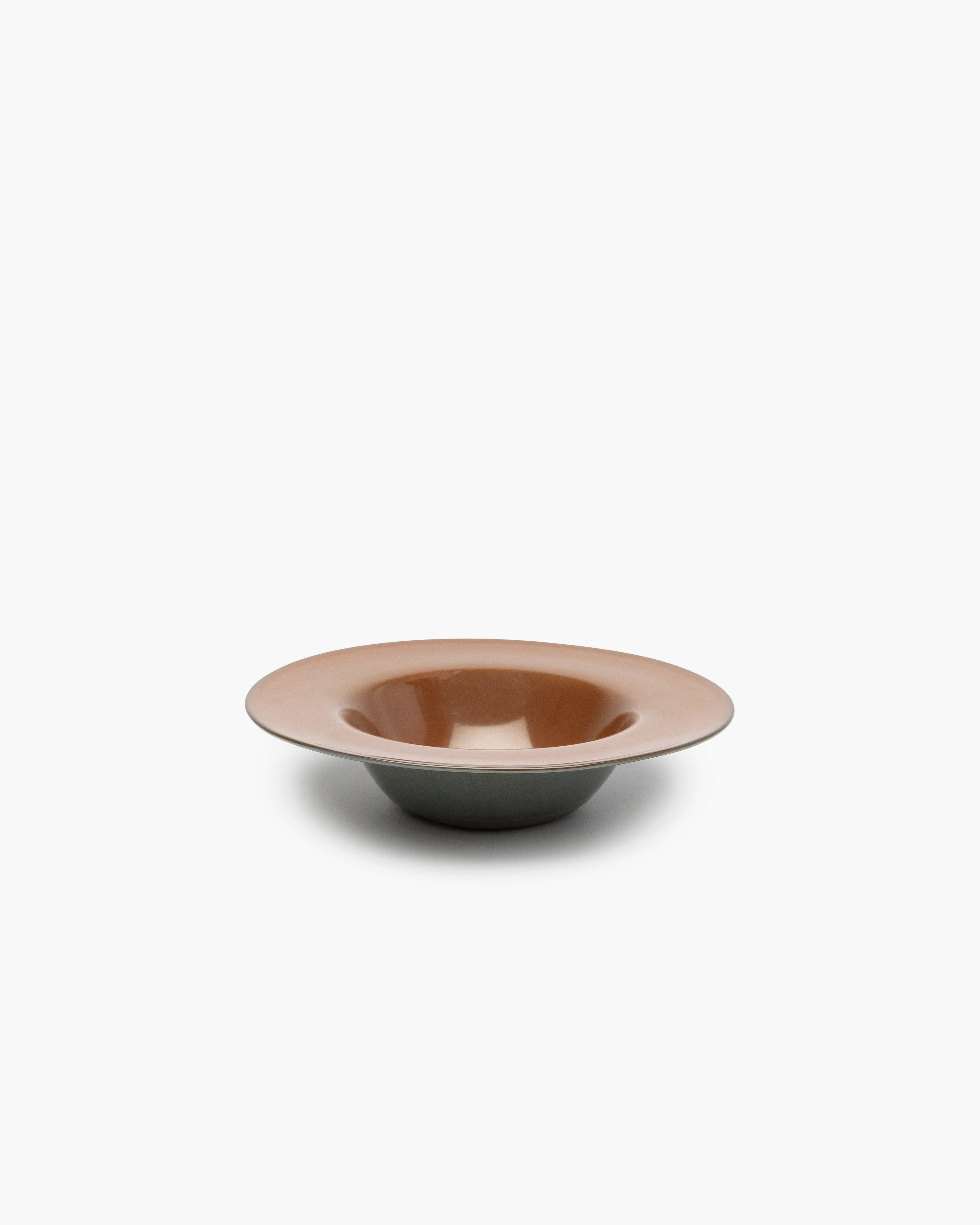 TERRES DE RÊVES Pasta plate S, rust/smokey blue