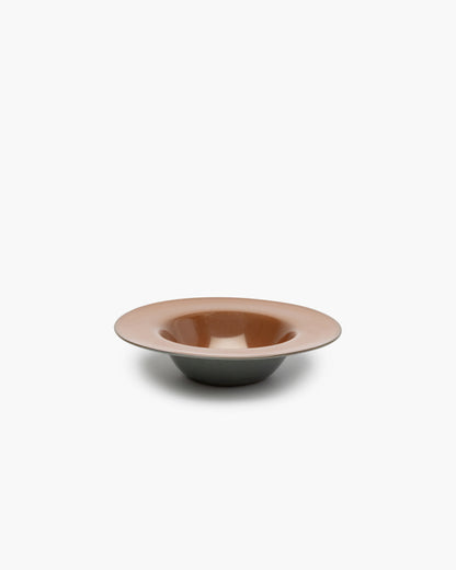 TERRES DE RÊVES Pasta plate S, rust/smokey blue