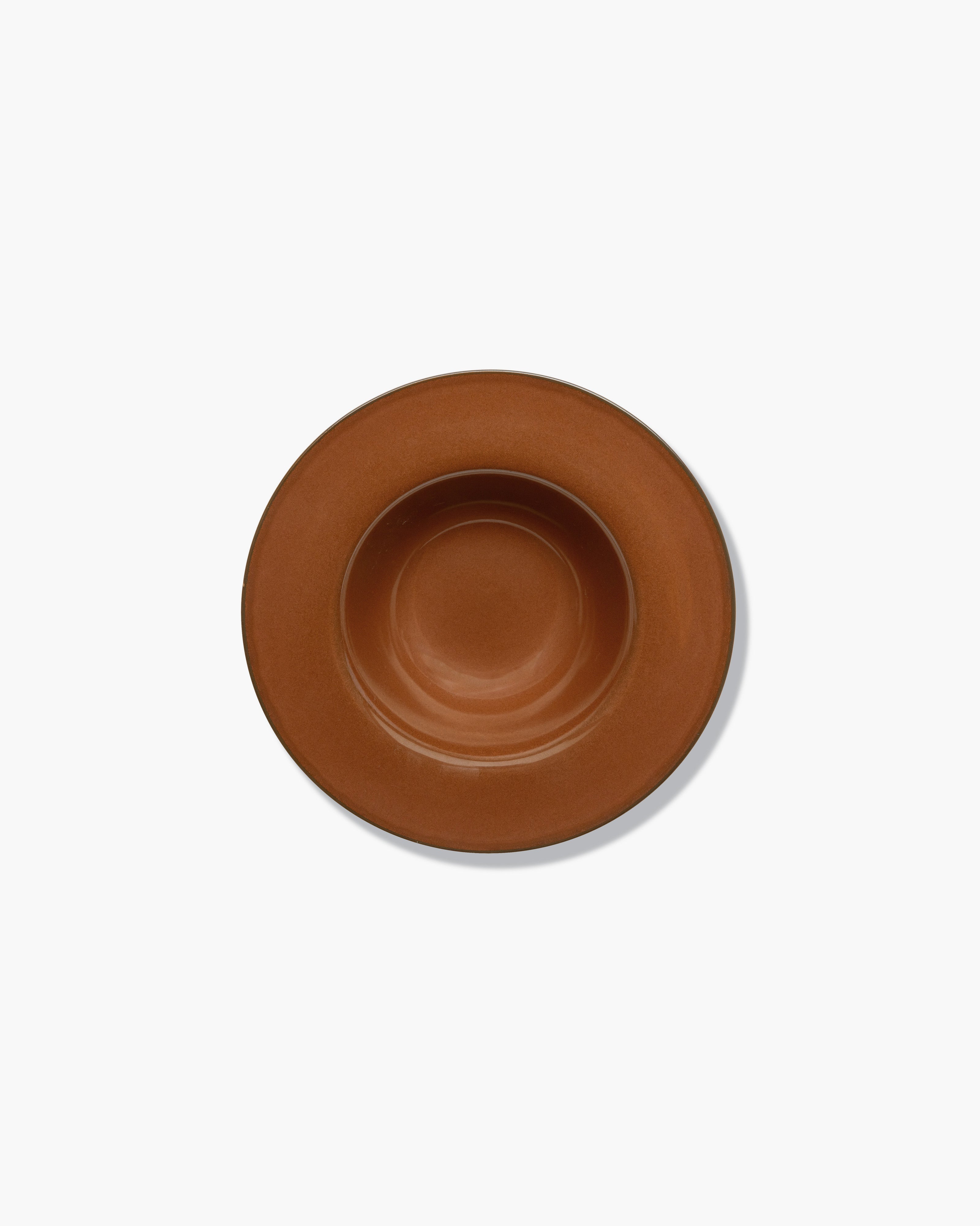 TERRES DE RÊVES Pasta plate S, rust/smokey blue