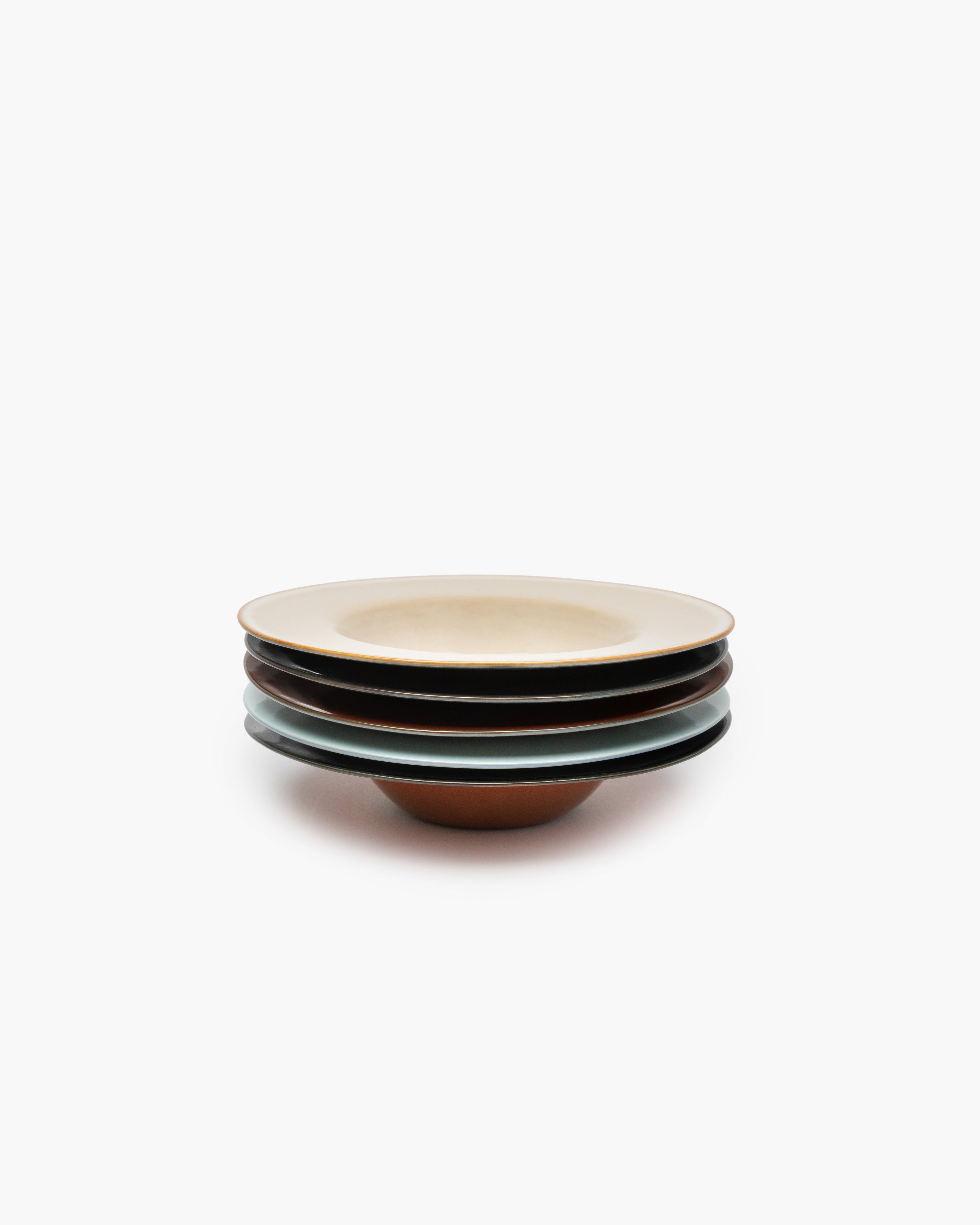 TERRES DE RÊVES Tasting Plate S, dark blue/rust
