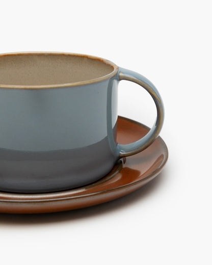 TERRES DE RÊVES Coffee Cup, misty grey/smoky blue
