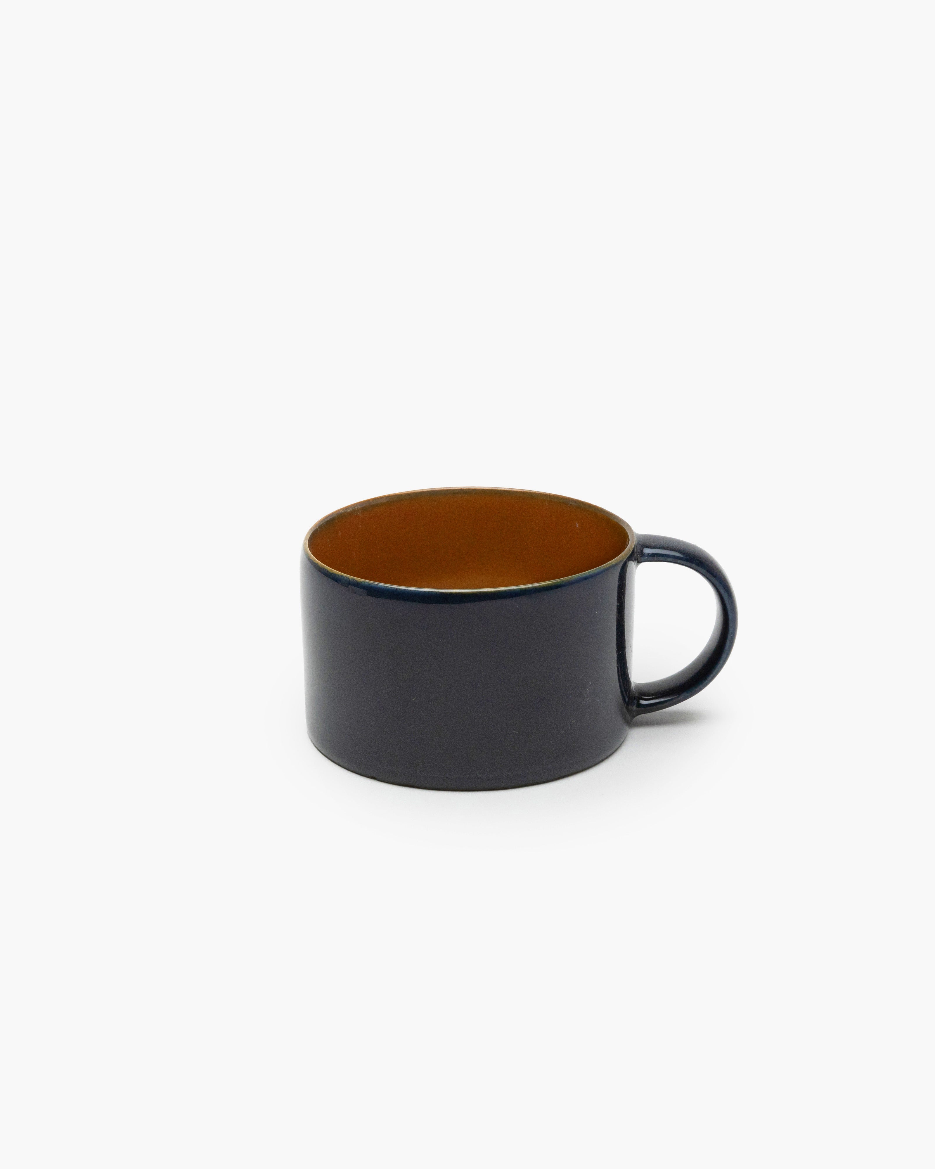 TERRES DE RÊVES Coffee cup, rust/dark blue