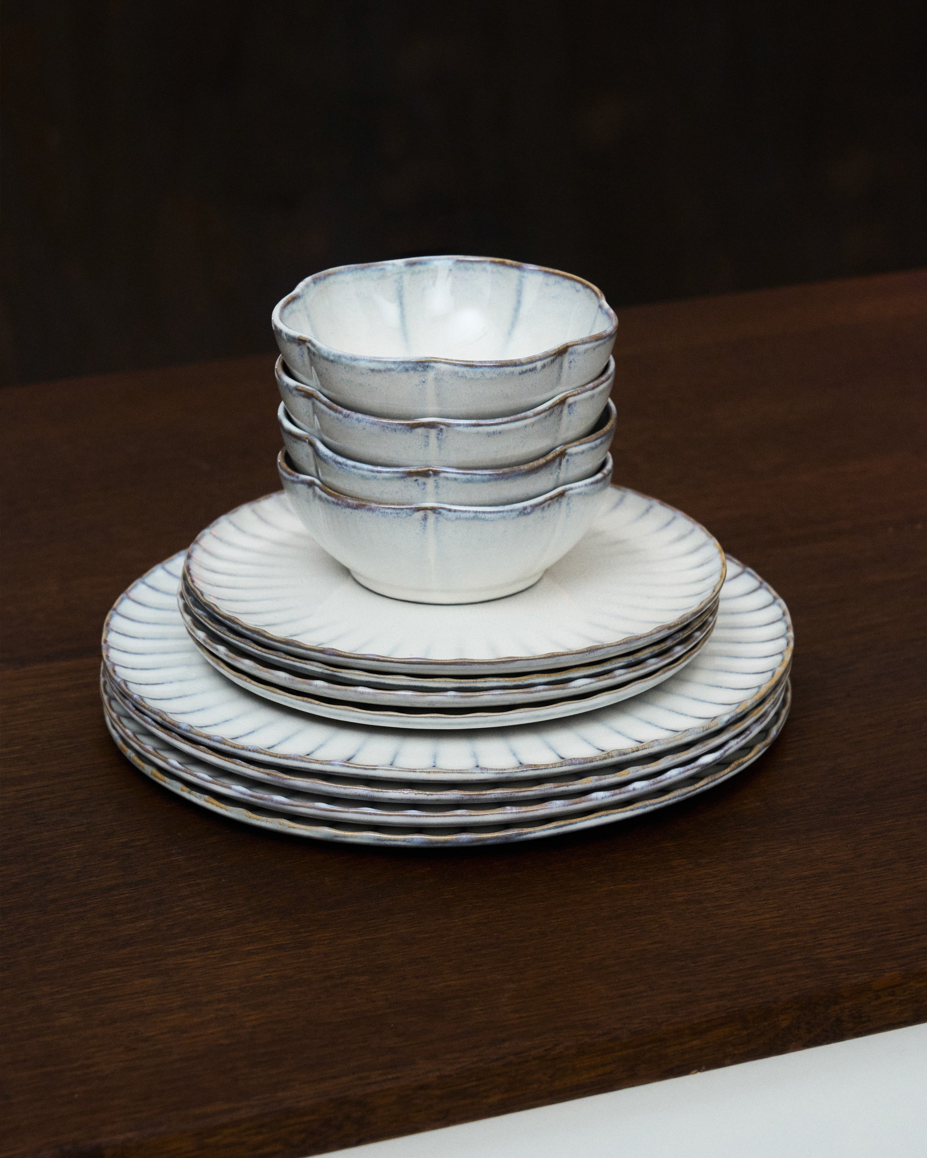 INKU Breakfast plate, white