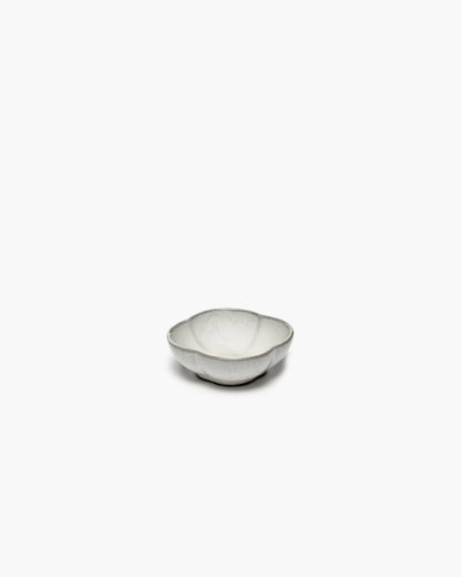 INKU Bowl ribbed S, white