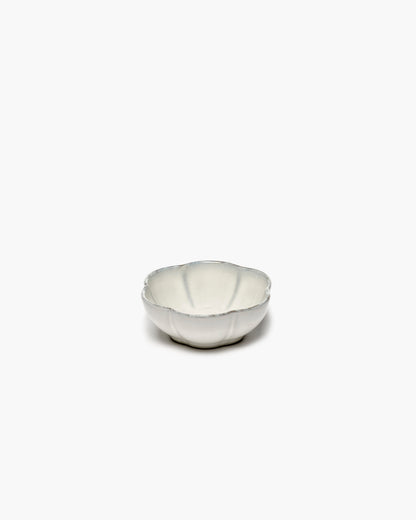 INKU Bowl ribbed M, white