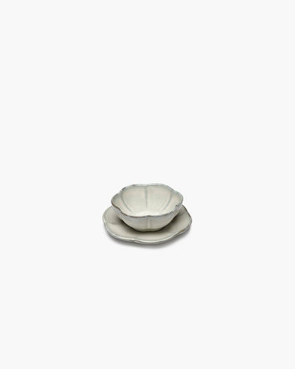 INKU Bowl ribbed M, white