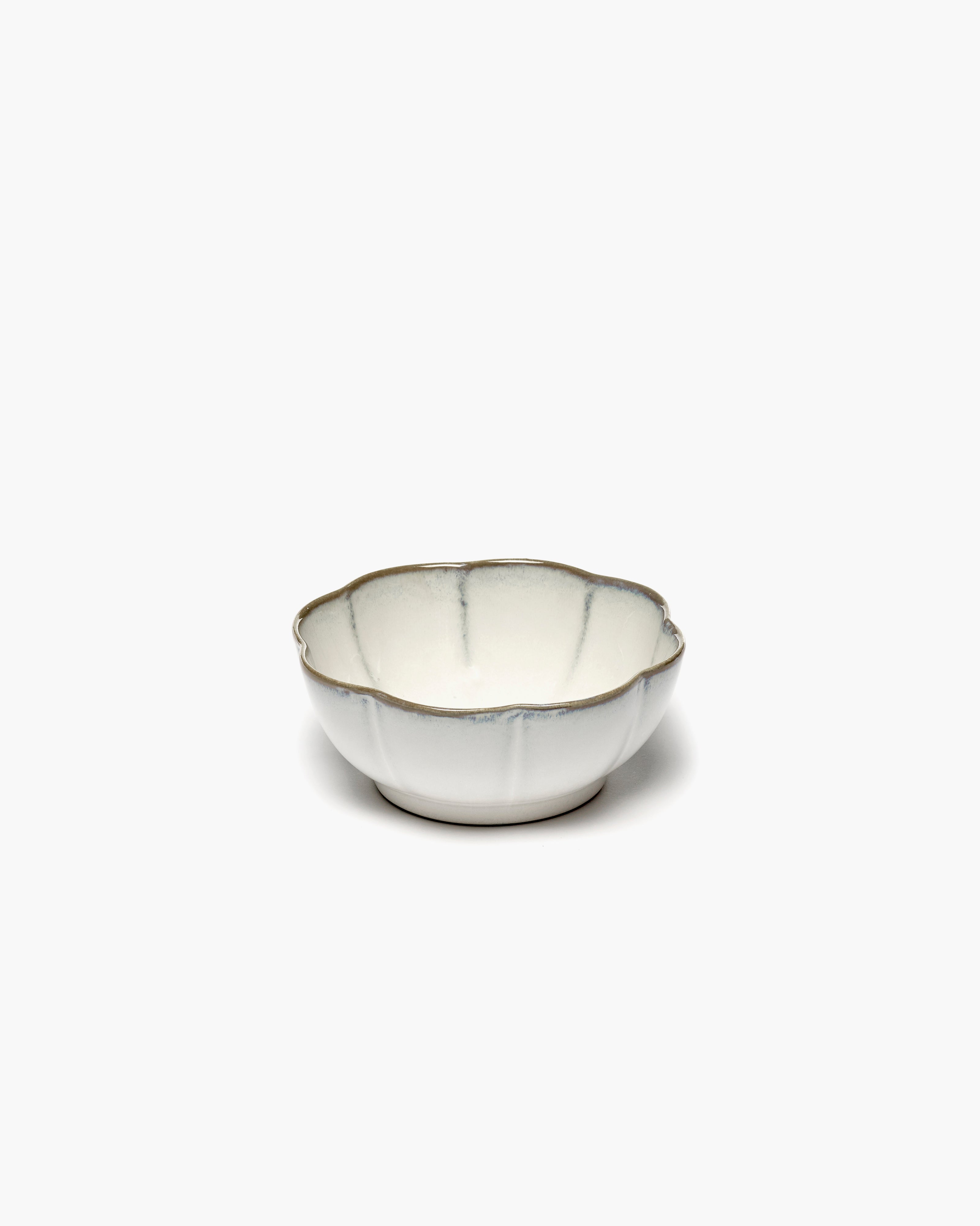 INKU Bowl Ribbed XL, white