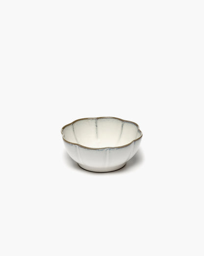 INKU Bowl Ribbed XL, white