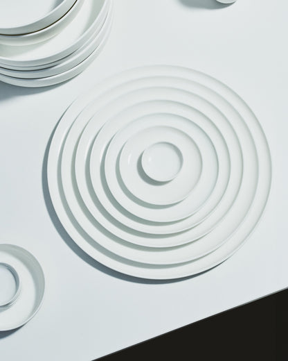 BASE Low plate XL, white